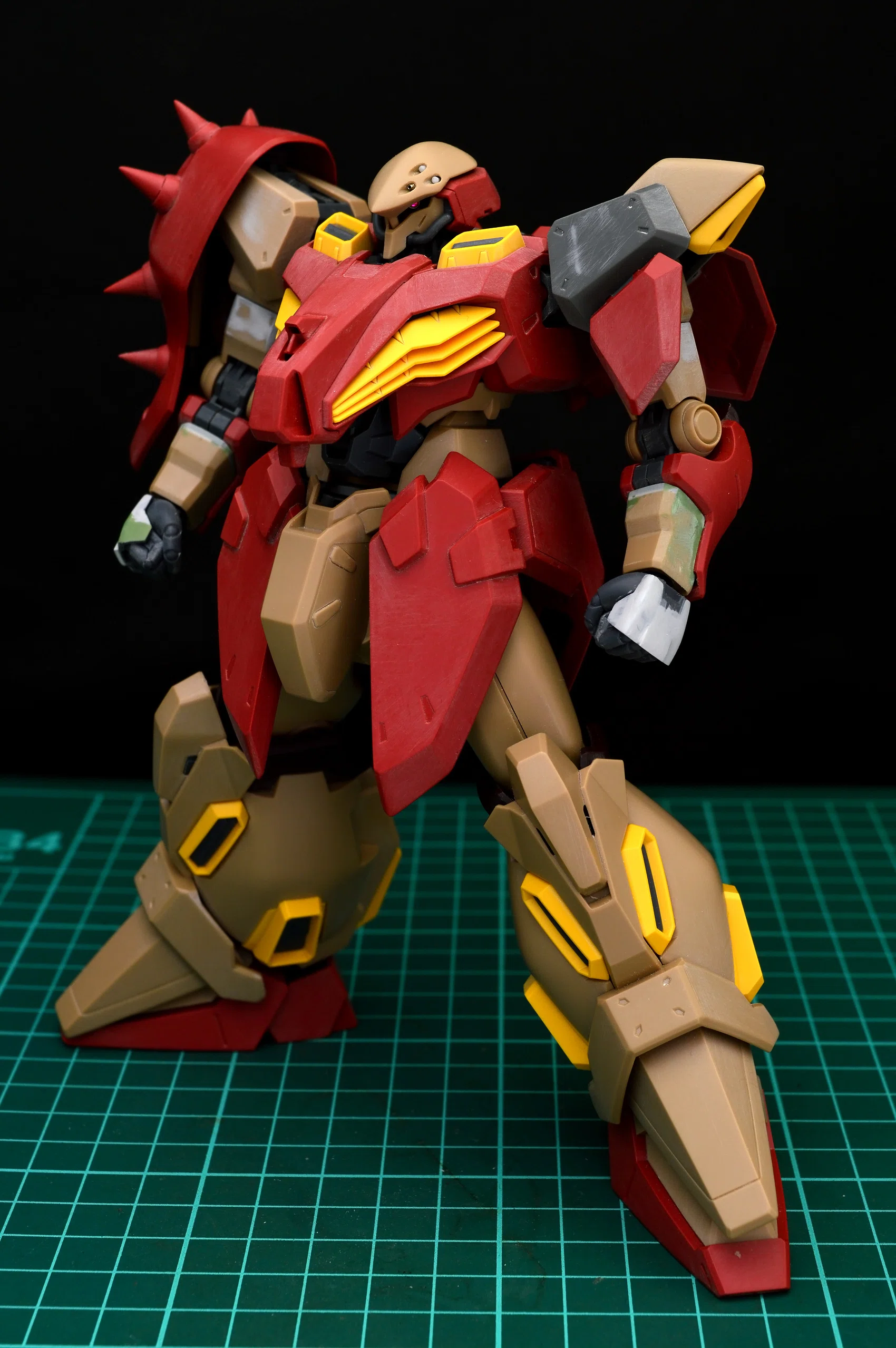 HGUC メッサーM01型 ガウマン機 塗装済完成品 Vol.12.3 HGUC メッサーM01型 ガウマン機を製作する第四回、下地処理