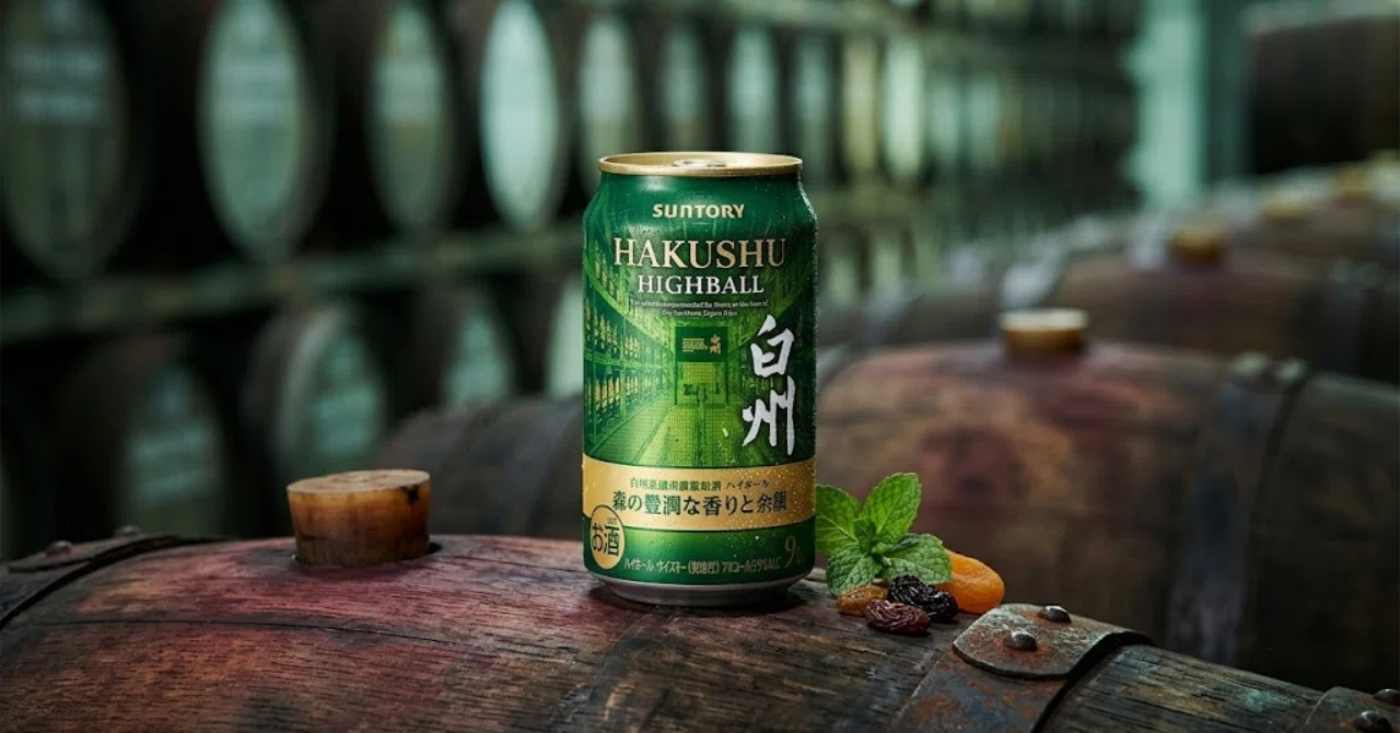 I tried the 5th release of the Hakushu Premium Highball Can: 