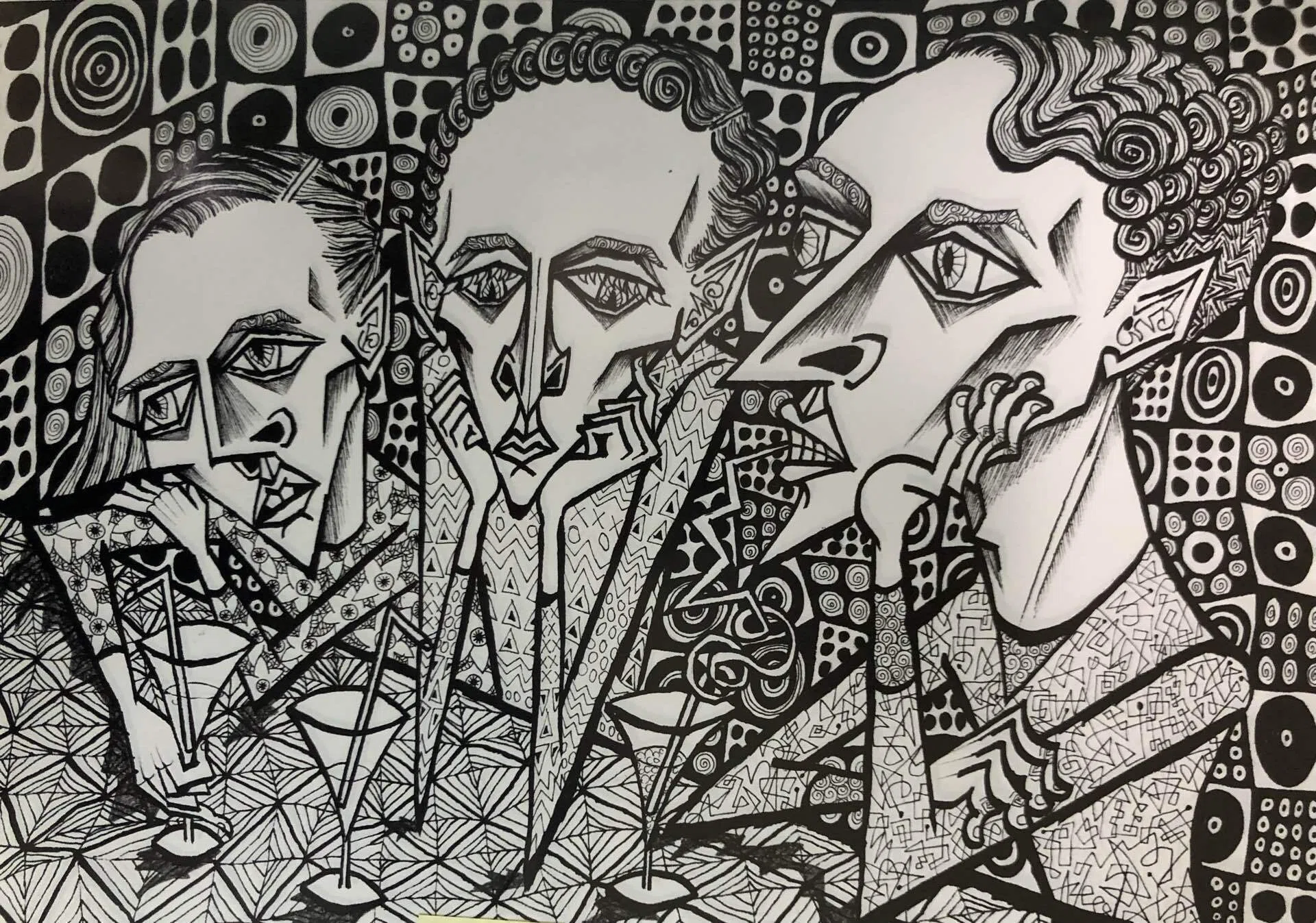 ペン画】ペンに籠る執念｜絵描きの弟