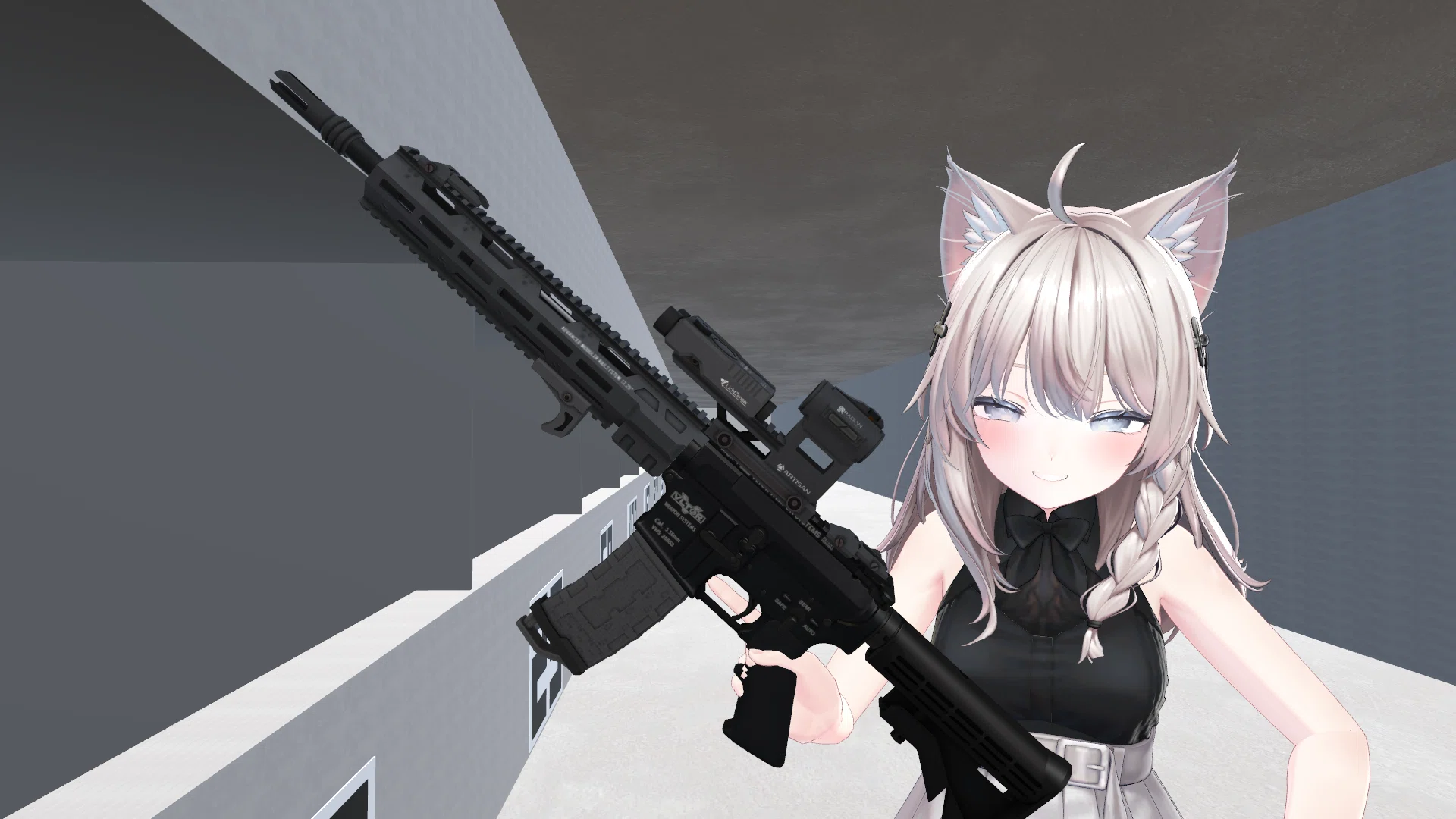 VRChat】動かないFN-15 M4A1 ver1.1を組み合わせで動かせるように