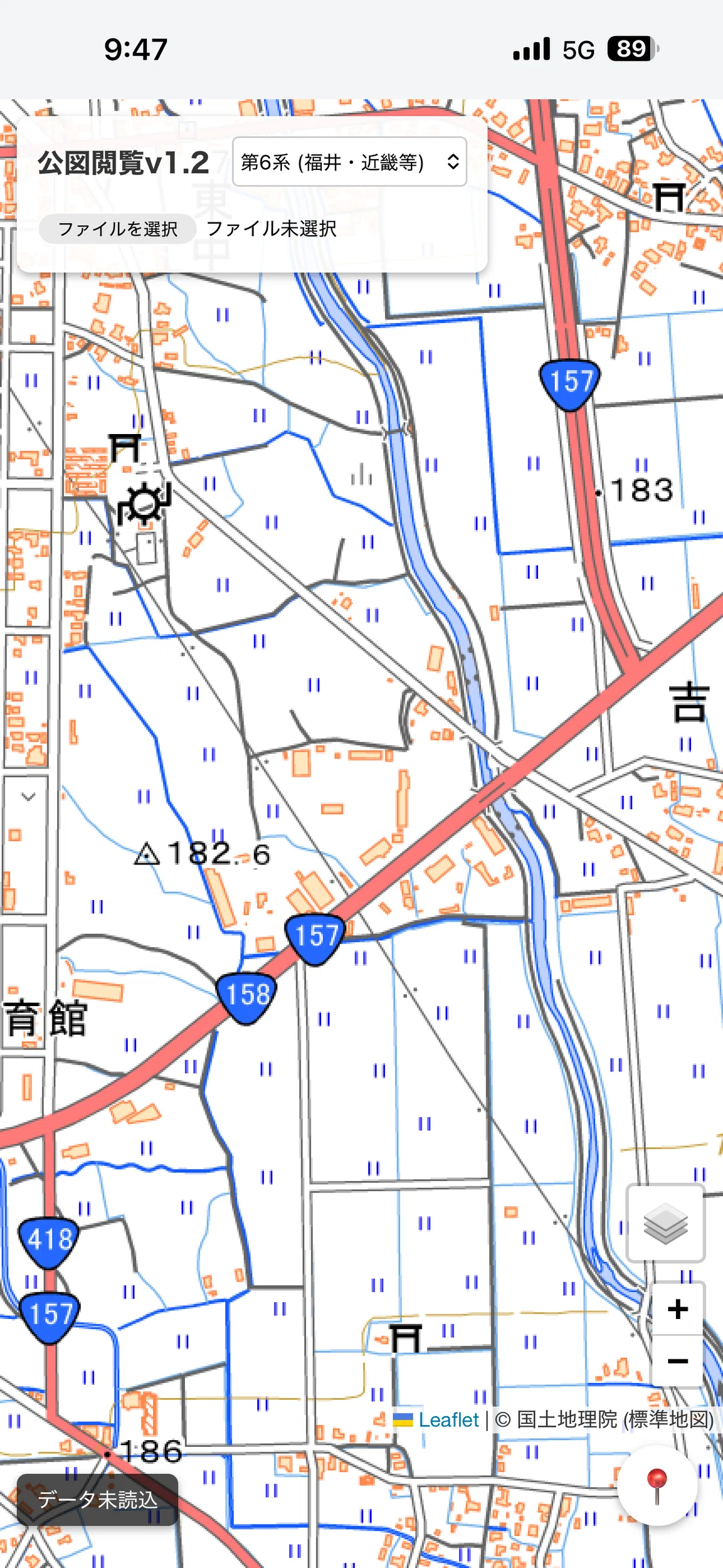 公図閲覧アプリの使い方 ～登記所備付地図データをスマホに載せて現地