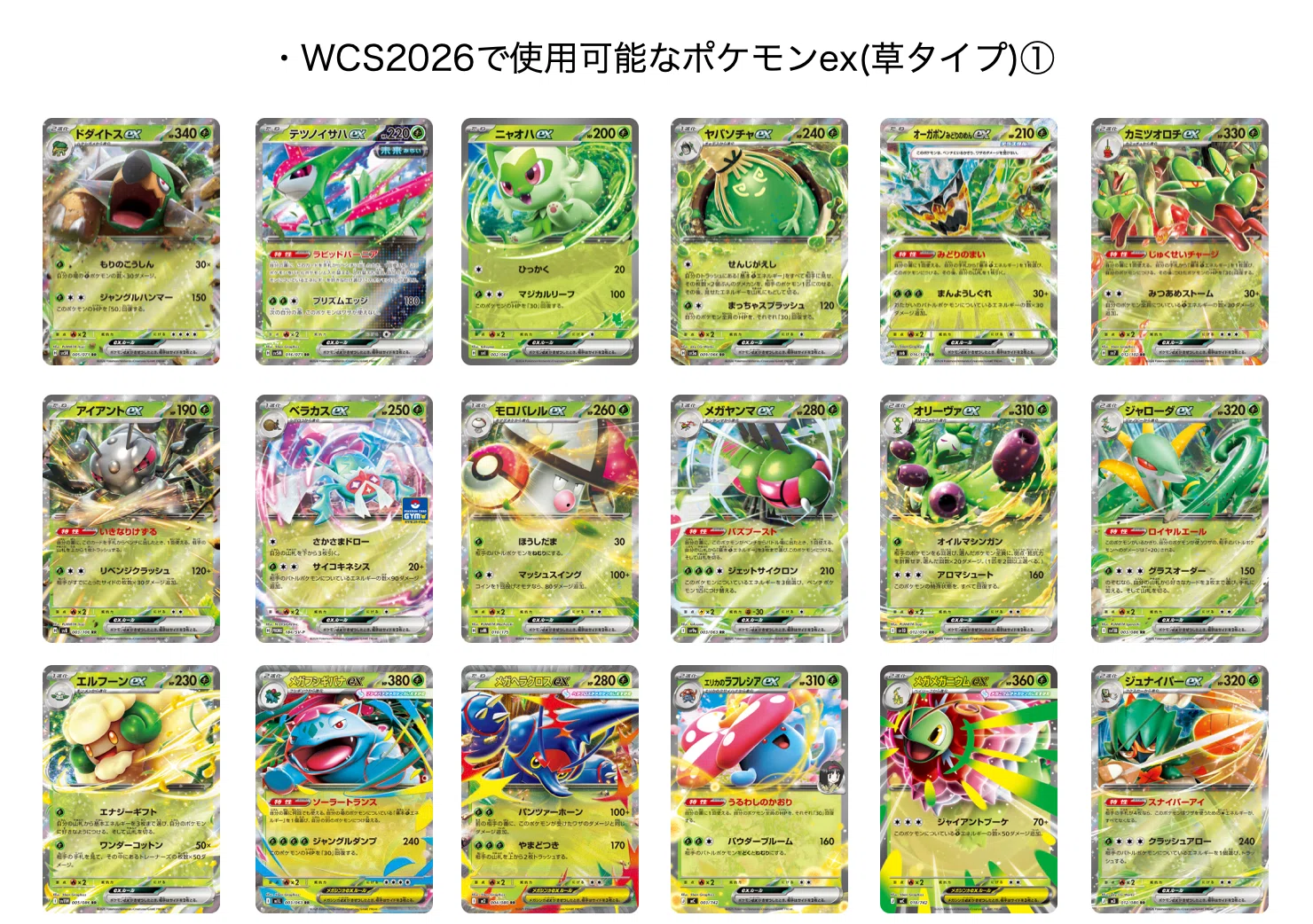 Pokémon World Championships 2026 TCG部門使用可能カードまとめ｜ハム