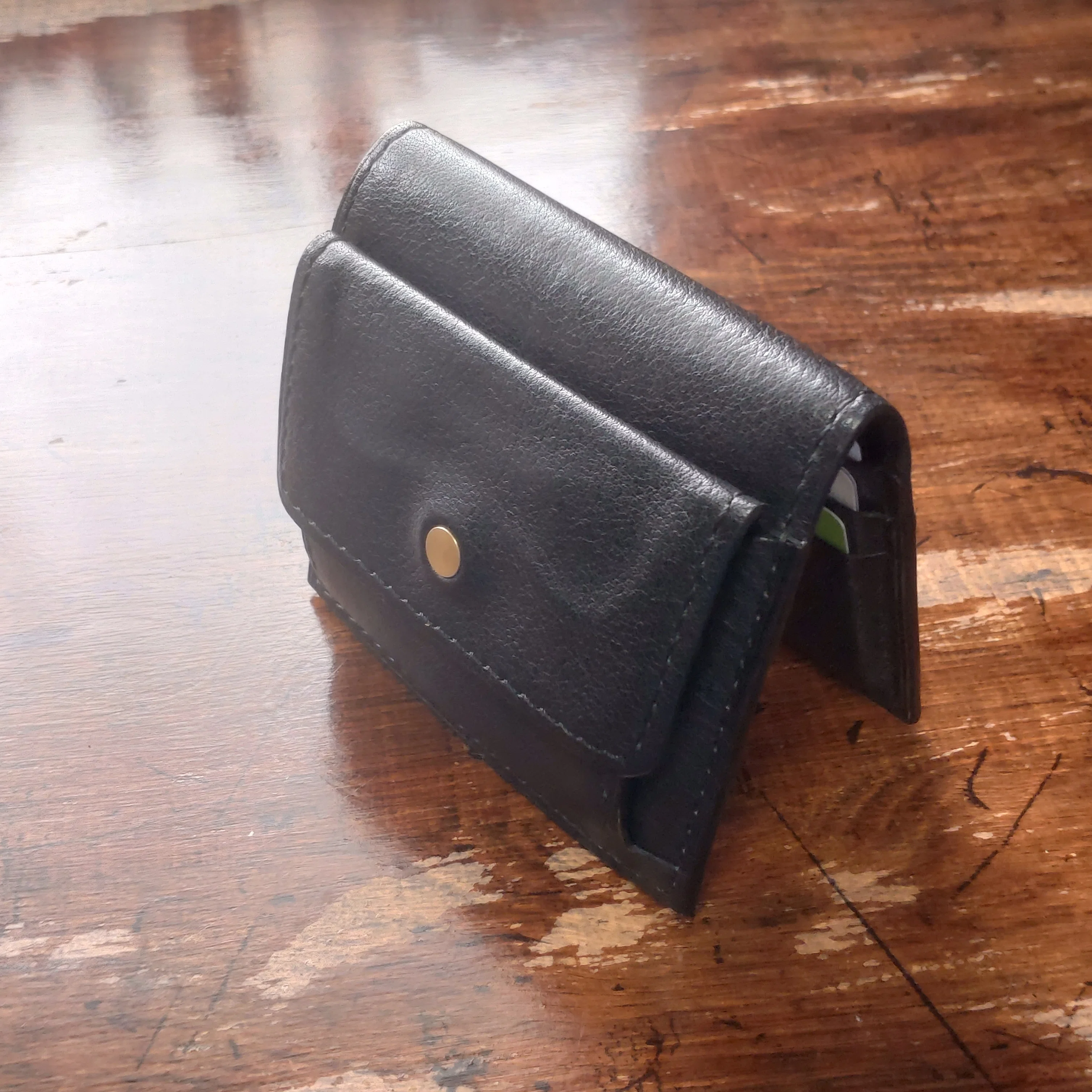 ゲンコウ（genkoh）コンパクト財布 シップス 制作者本人のエイジング