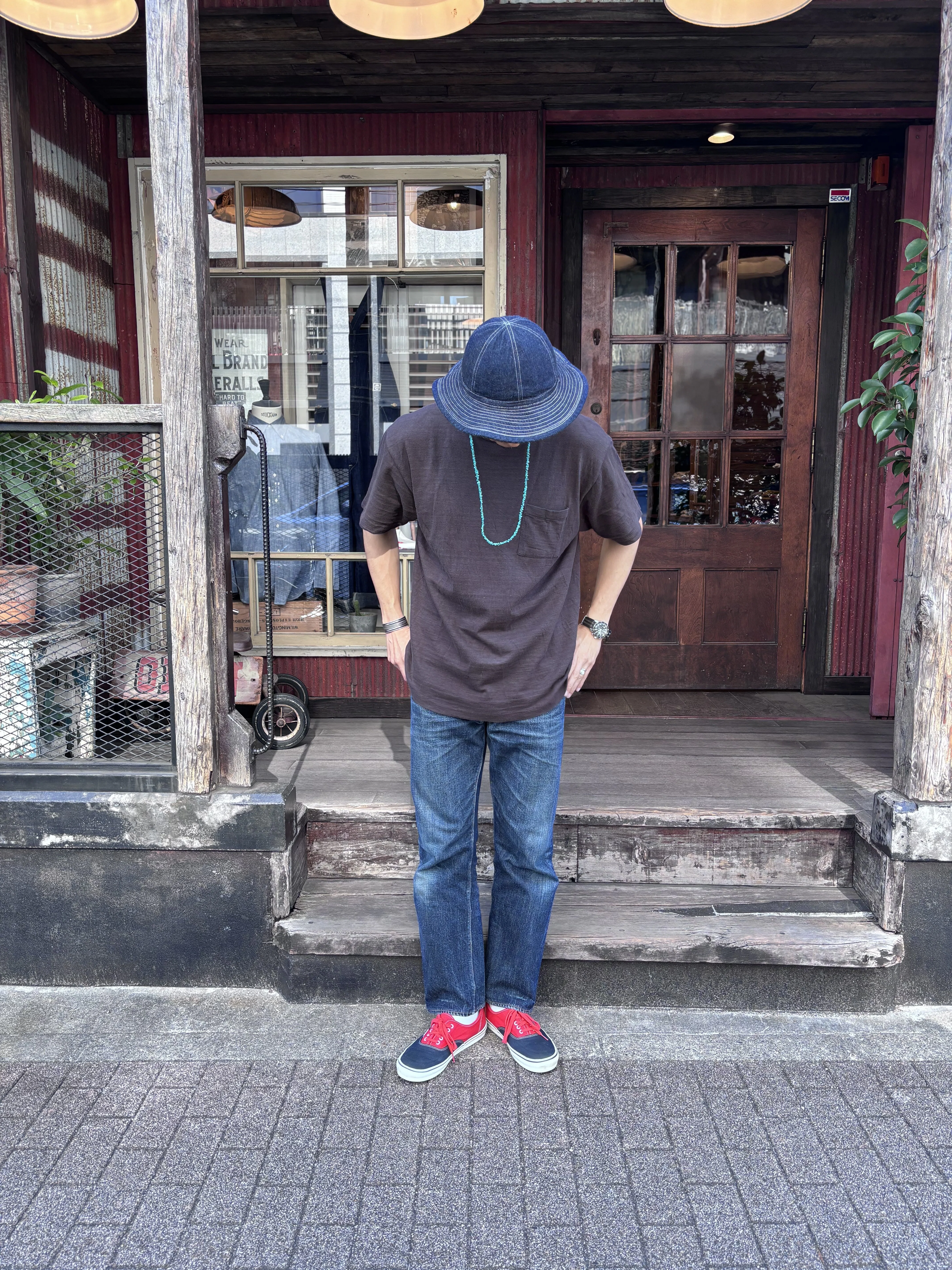 デニムで日除け｜warehousestaff