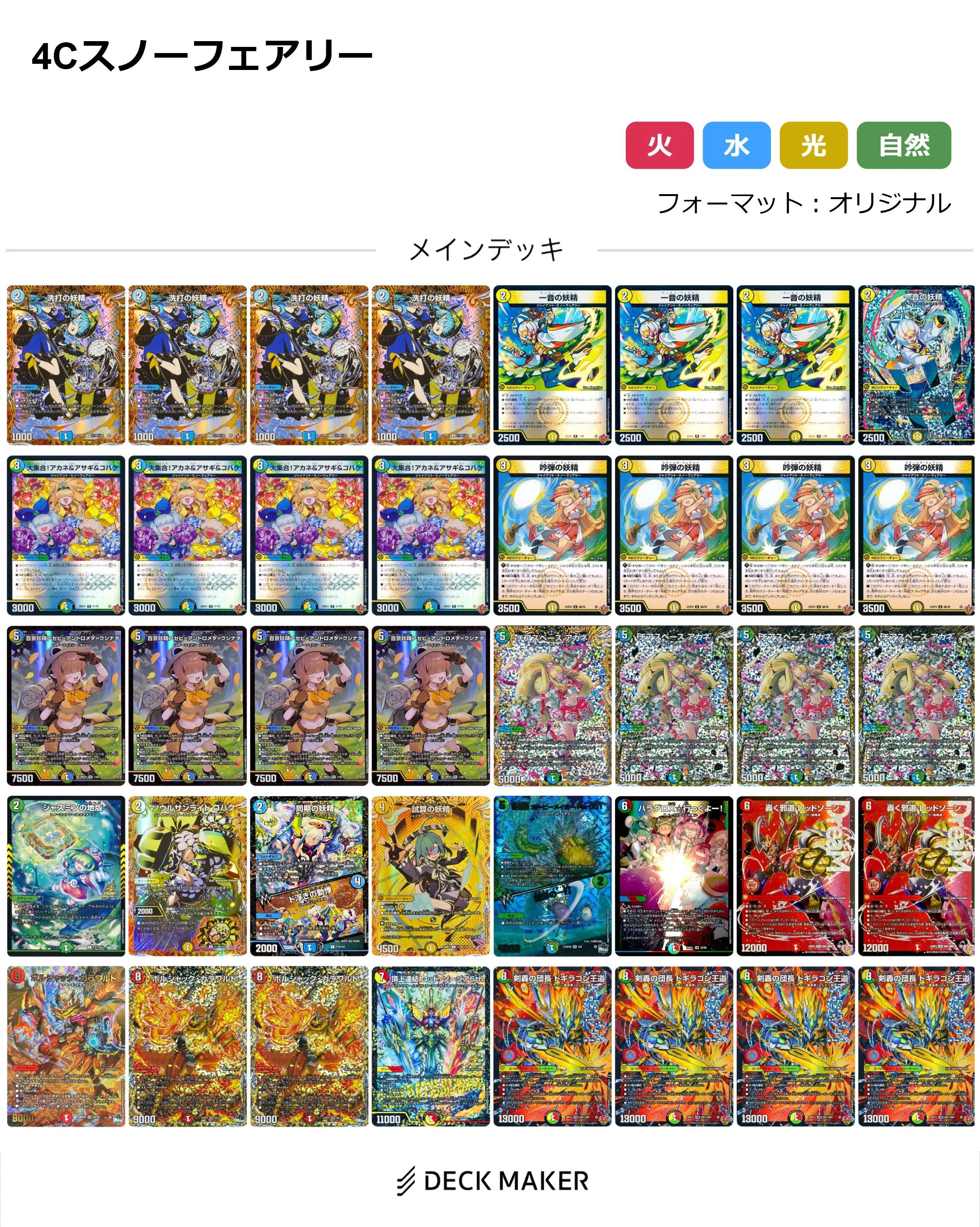 CS入賞】4Cスノーフェアリーについて【逆札篇1弾環境】｜ナガン