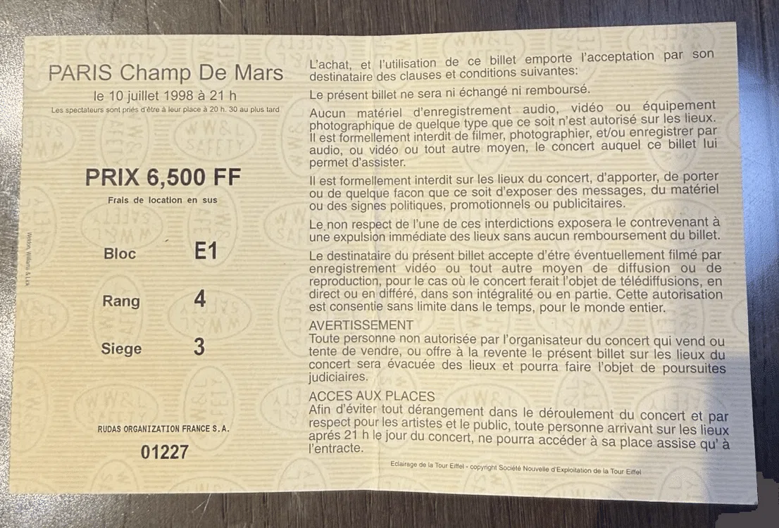 僕とワールドカップ⑨・1998フランス大会Ⅲ前夜祭・三大テノール〜山際