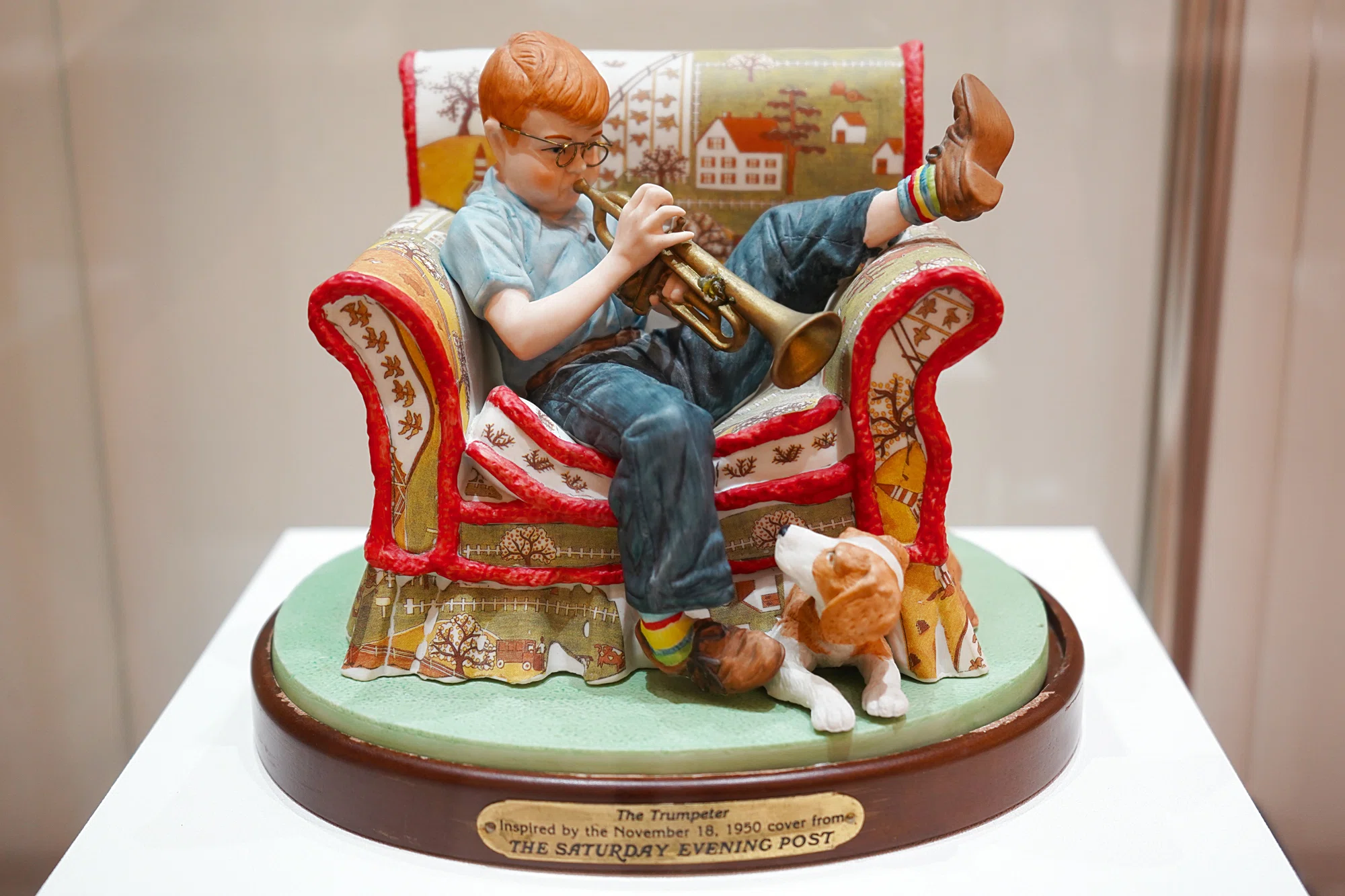 ロックウェル Sweet Sixteen 家族の誕生日 瀬戸ノベルティ 陶器 イラストが立体になる？陶器フィギュアの世界｜続・ノーマン・ロック