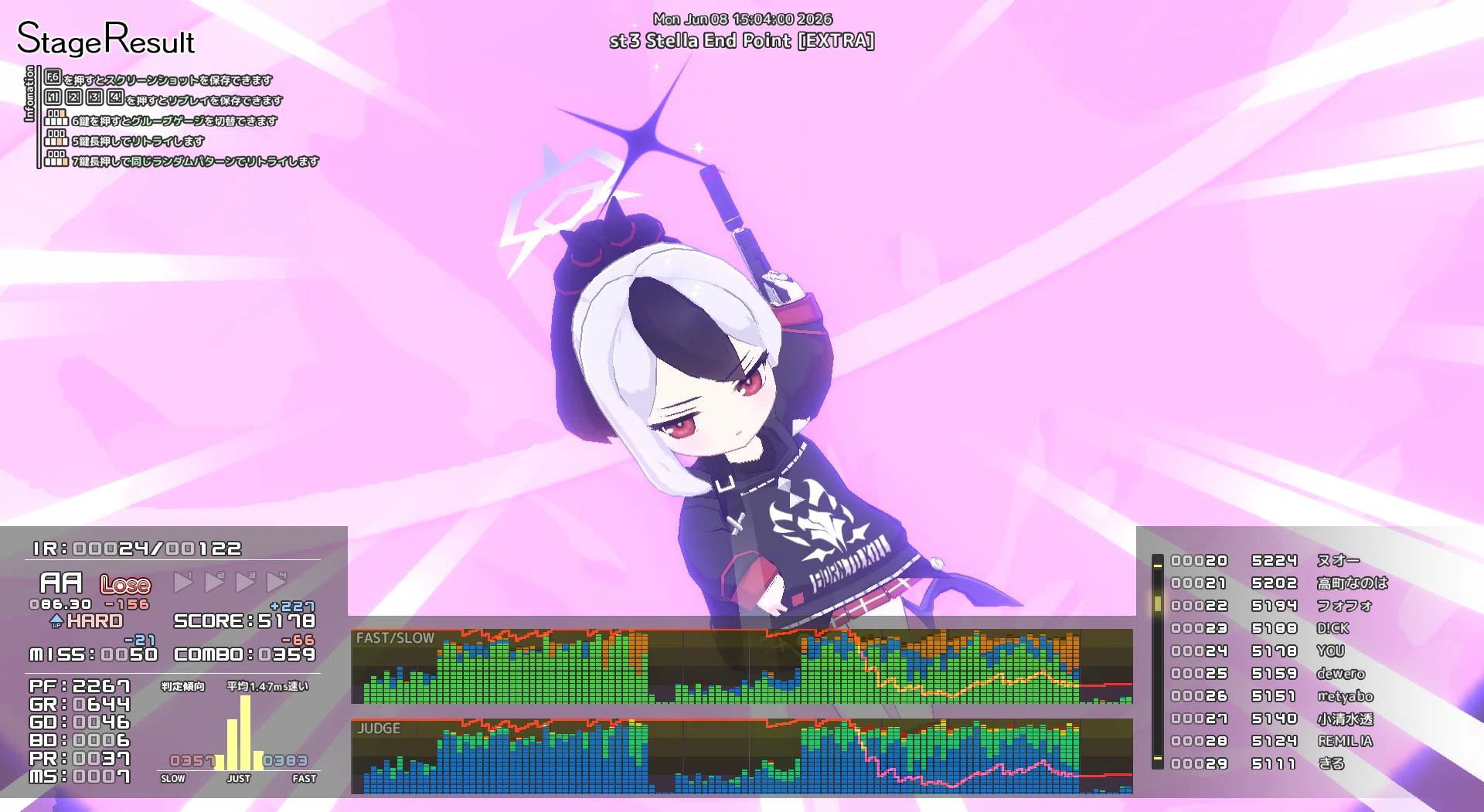 音ゲー日記20260608｜GRASS
