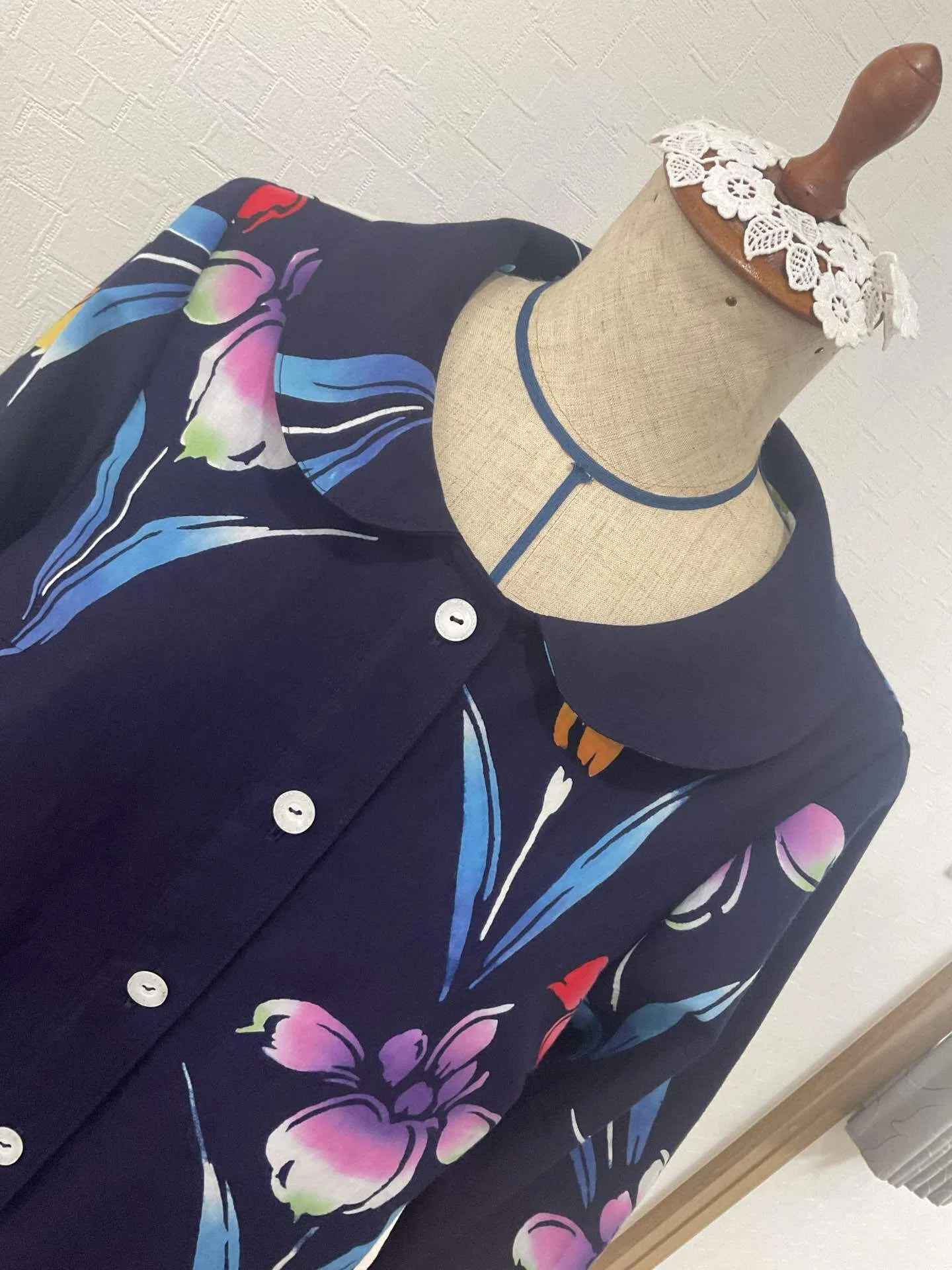 のんこ❣️の着物リメイク👘コーナー156 浴衣反物からセットアップ