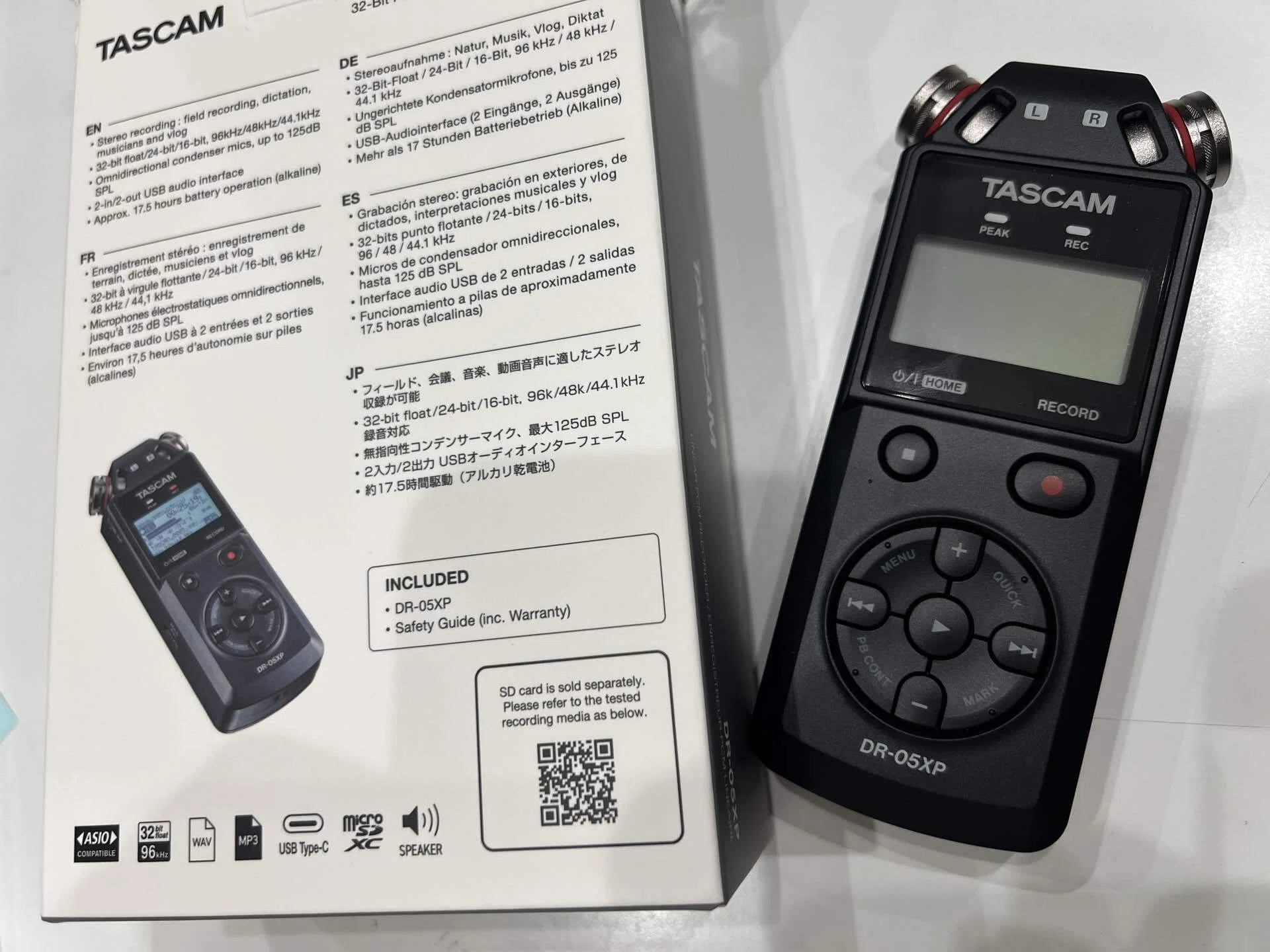 ポータブルレコーダーTASCAM DR-05XP 初使用｜シェリー🚩