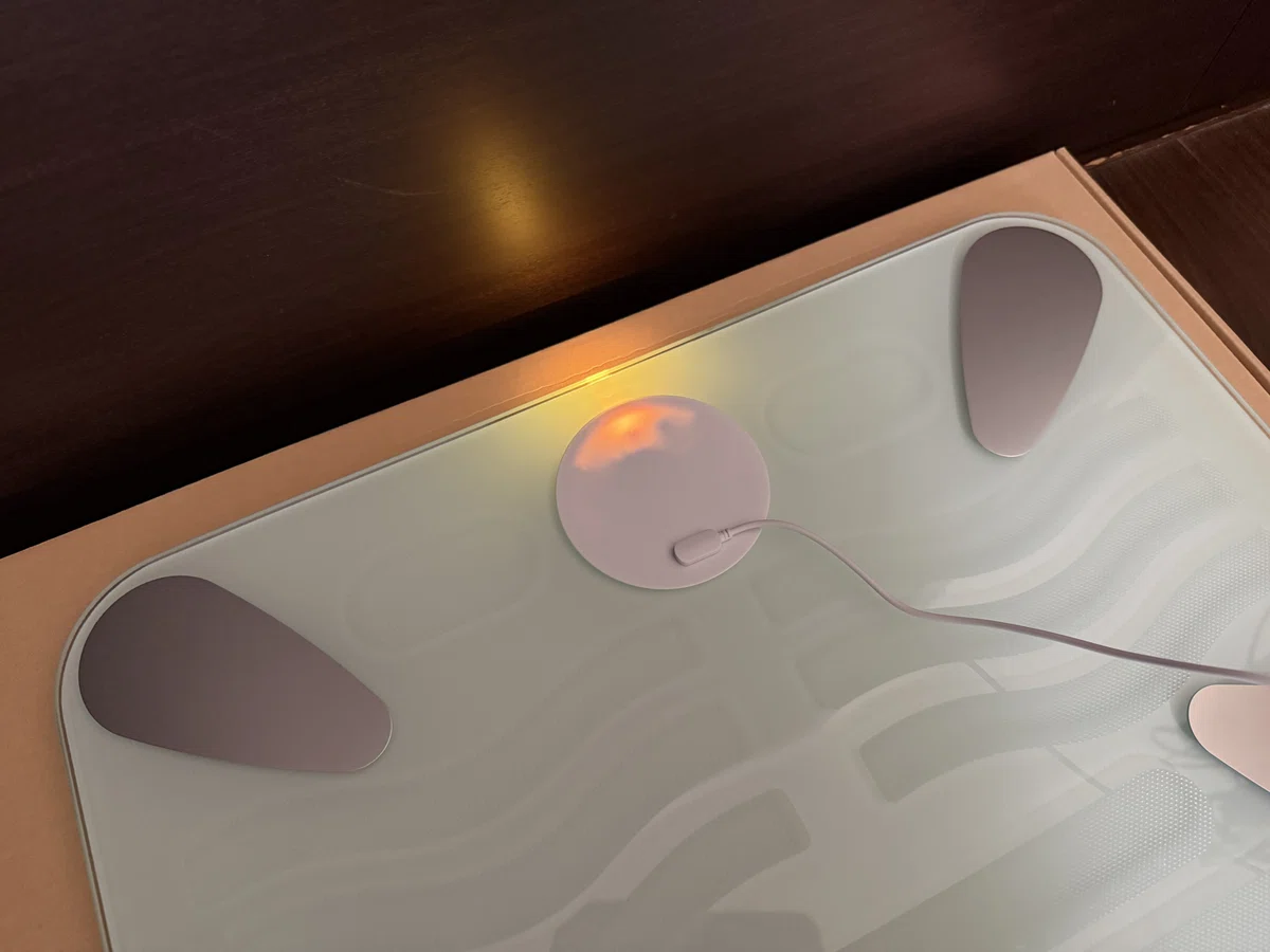 お風呂上がりに乗るだけで体重や体組成を記録できるスマートバスマット