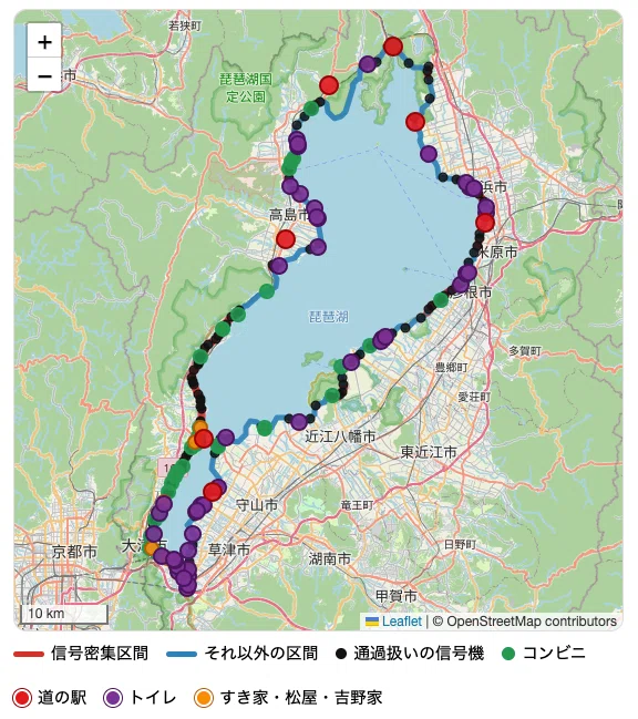 ロングライドに役立つ 「信号機・コンビニカウンター」 を作ってみまし
