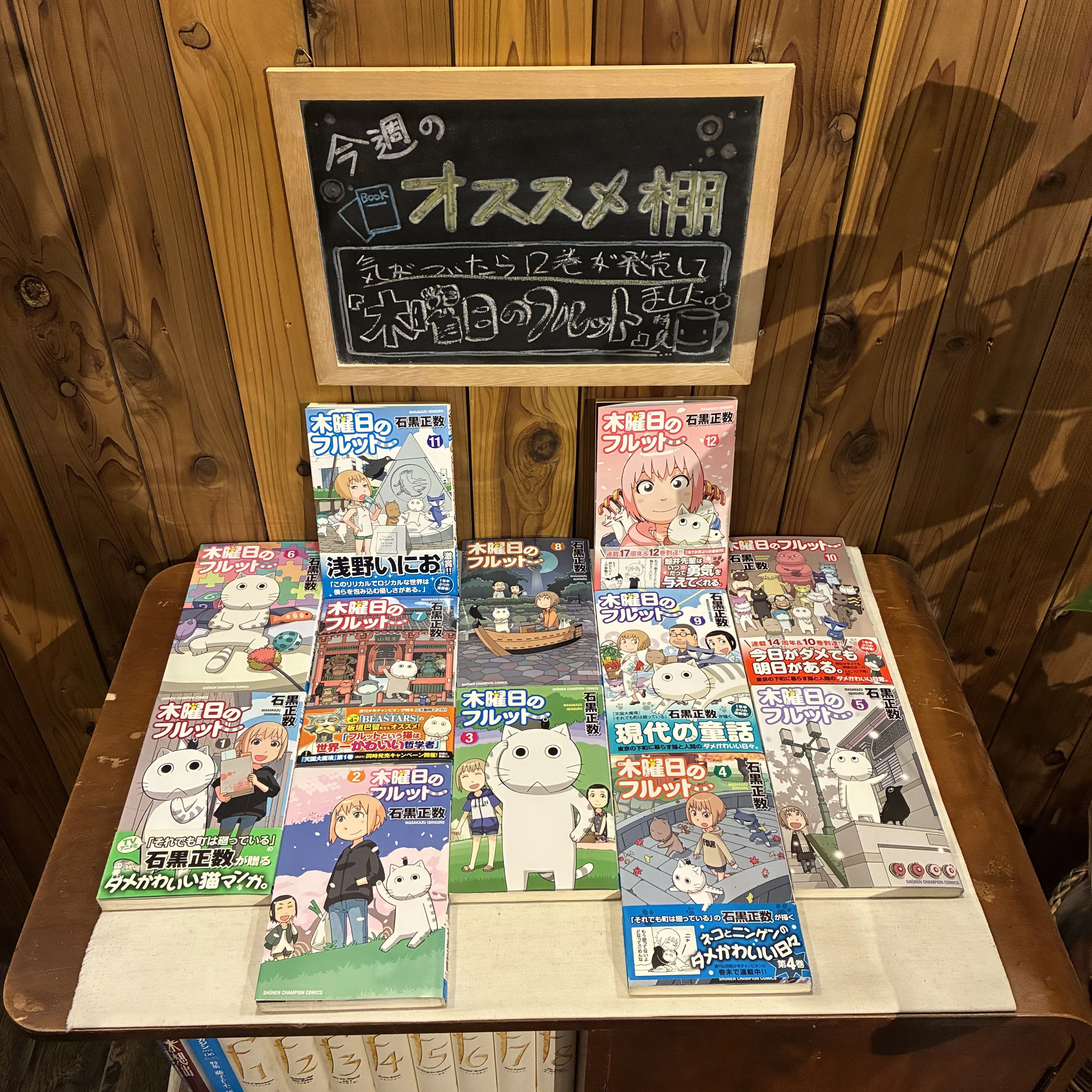 気がつけば1年7ヵ月ぶりに新刊12巻が出たので『木曜日のフルット』特集