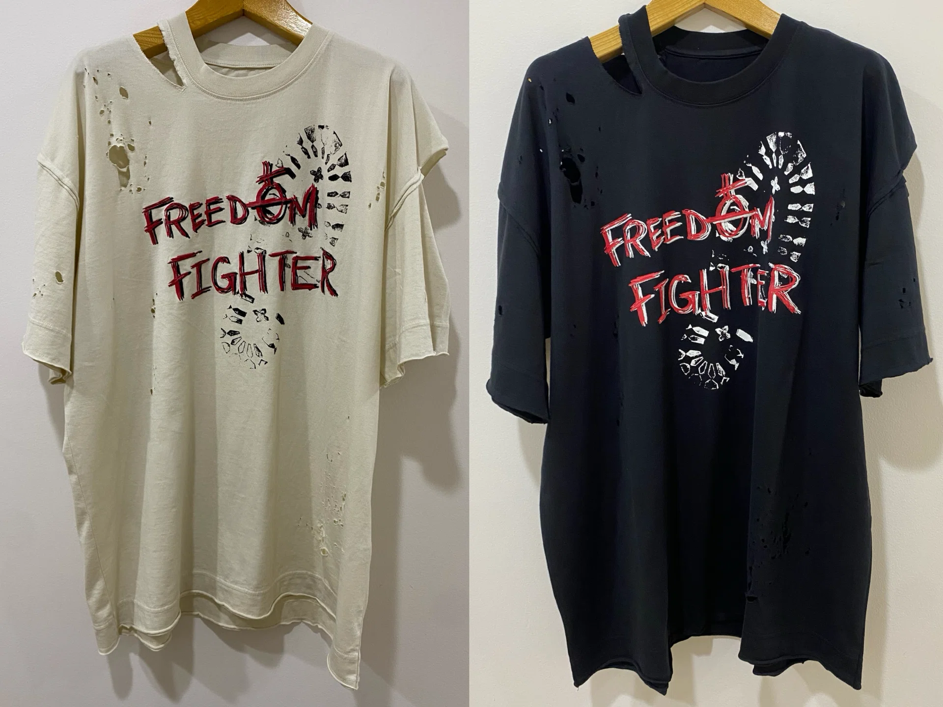 FREEDOM FIGHTERスリットTシャツ｜VWRL shizuoka