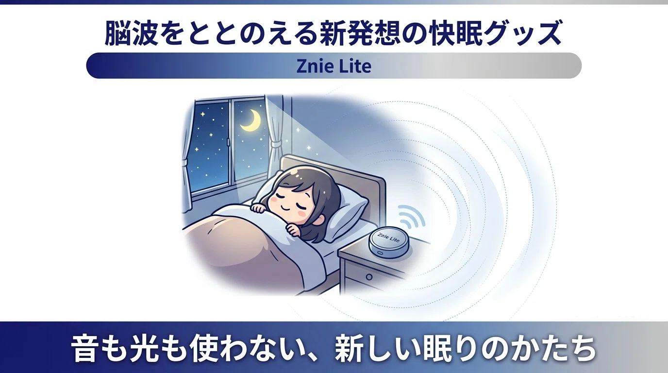 眠れぬ夜にさよならじゃ。Znie Liteを2週間試したら、寝つきが変わった