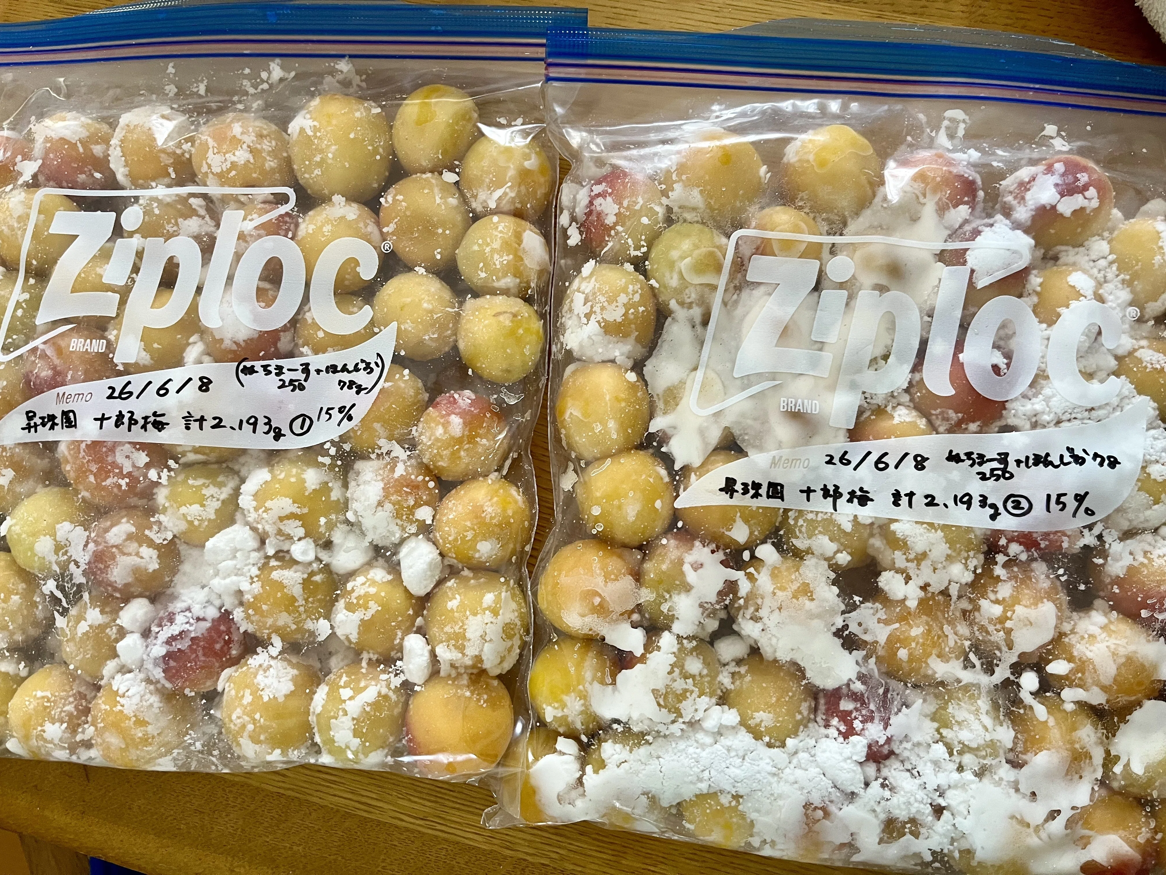 待ちわびた2年ぶりの生梅販売、曽我梅林「昇珠園」さんの十郎梅で