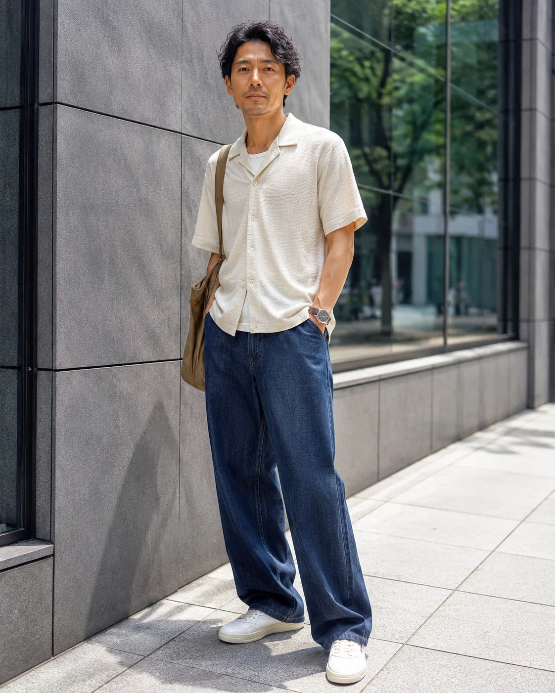 デニムに合う40代スニーカー図鑑——「とりあえず白」を卒業する、色落ち