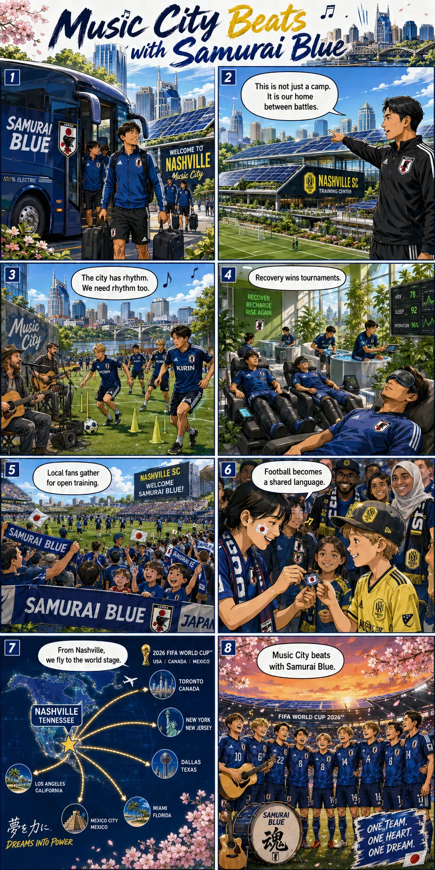 nashvillesc】SAMURAI BLUE、音楽の街ナッシュビルを“勝負の基地”に