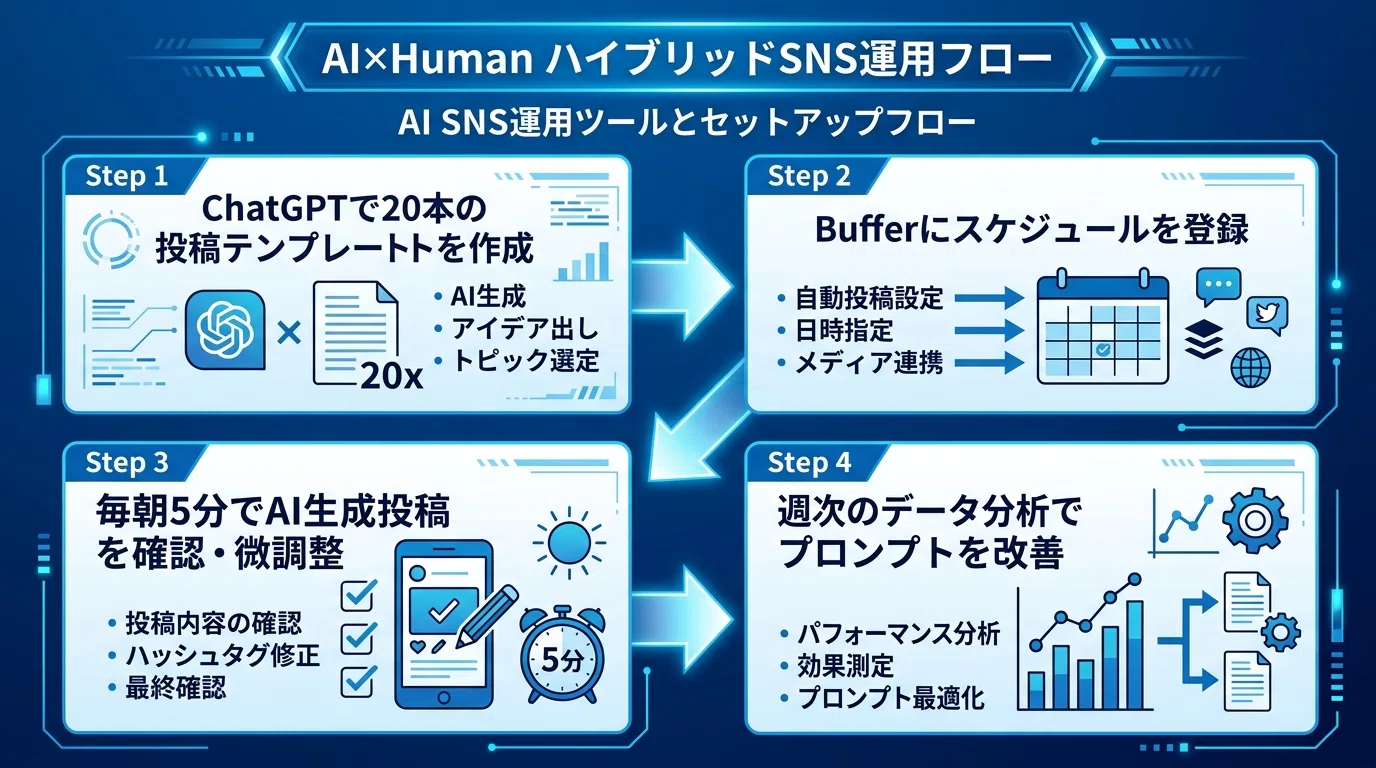 X(Twitter)投稿を1ヶ月AI任せにした感想｜SNS運用の自動化で変わった 