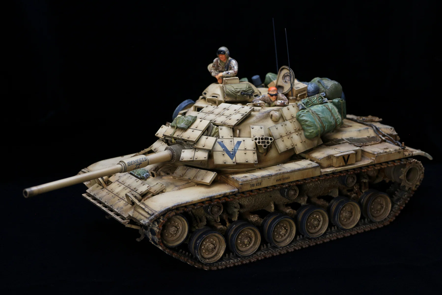 タミヤ1/35 アメリカM60A1 リアクティブアーマー｜Ma