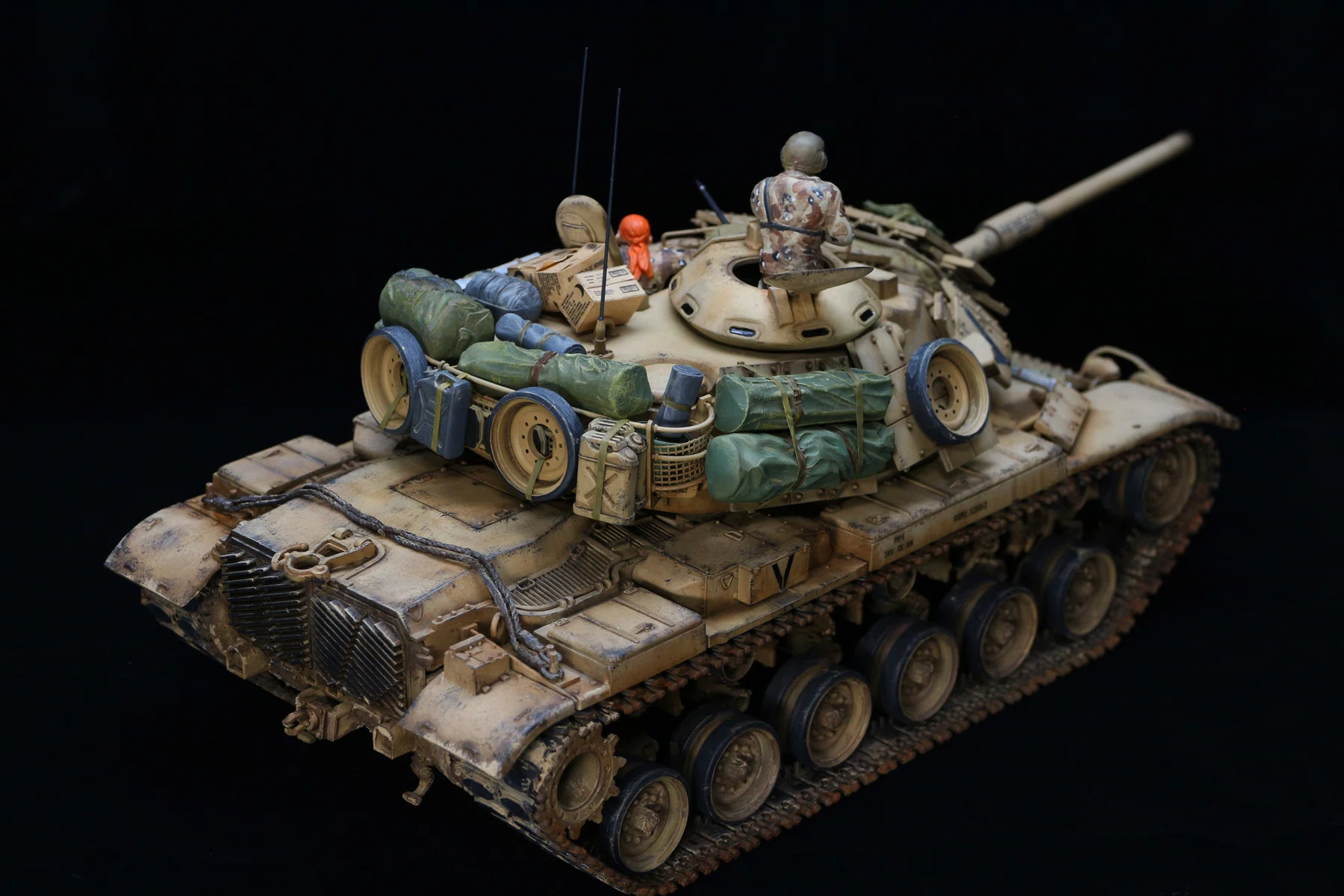 タミヤ1/35 アメリカM60A1 リアクティブアーマー｜Ma