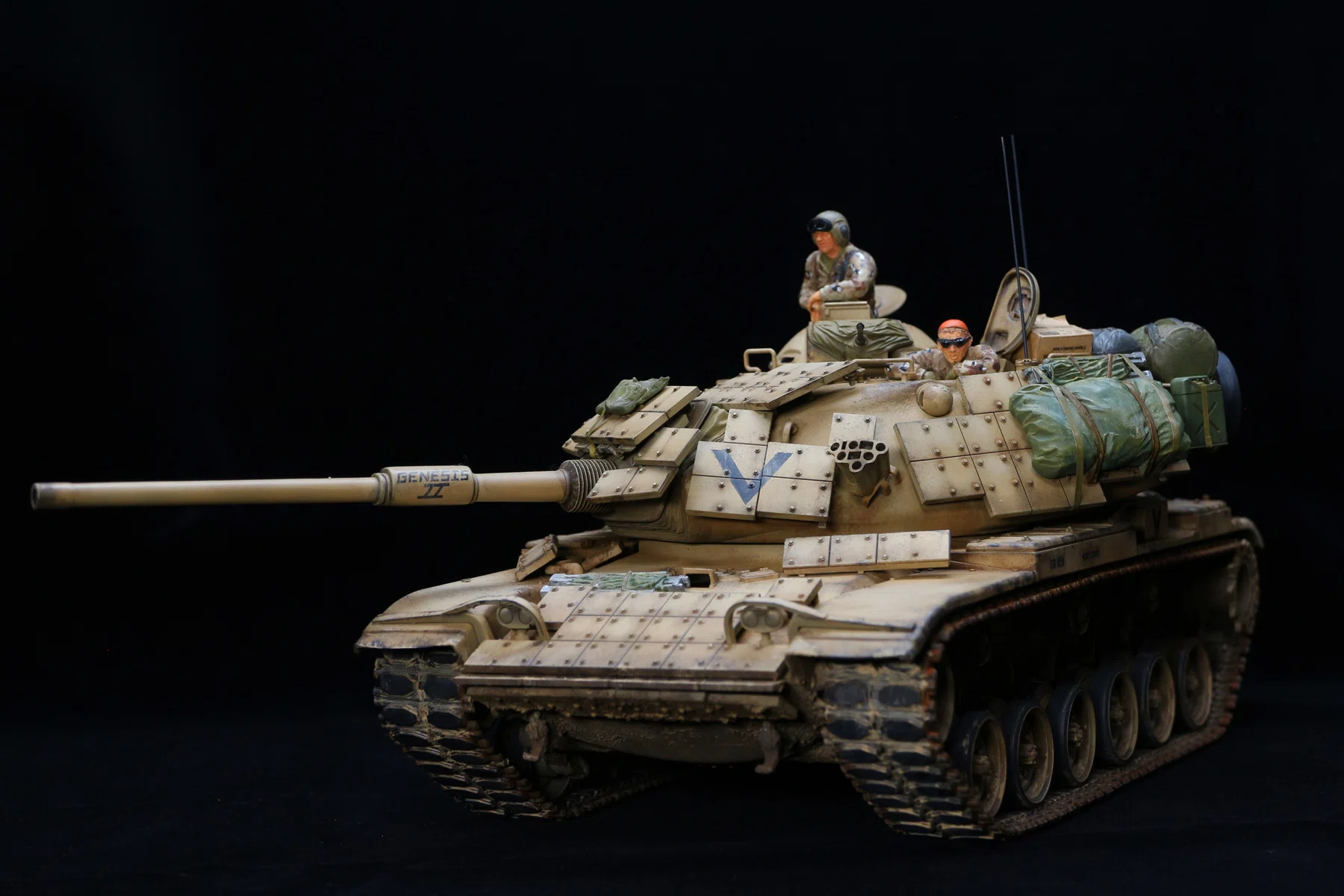 タミヤ1/35 アメリカM60A1 リアクティブアーマー｜Ma