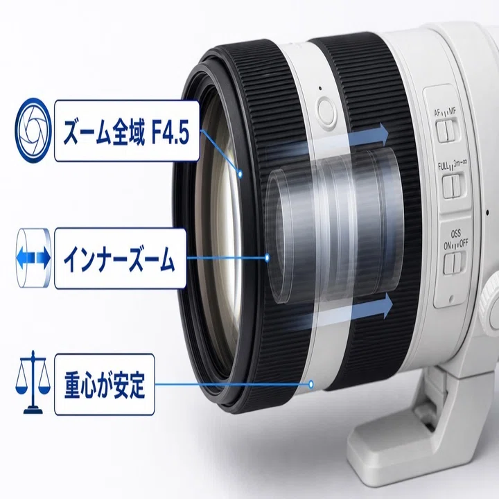 Sony FE 100-400mm F4.5 GM OSSレビュー・口コミ評判と特徴｜ズーム 