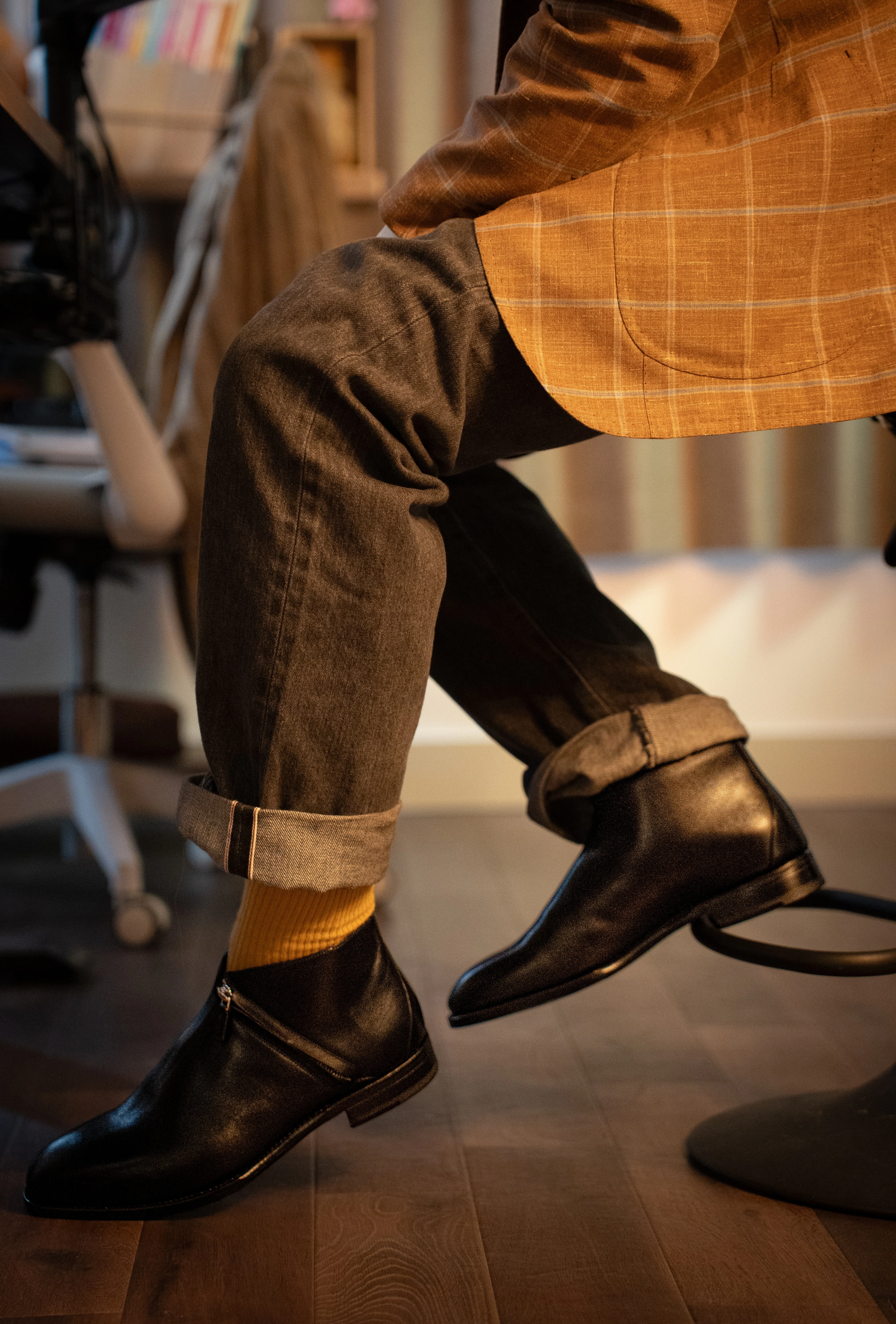 Casual Elegance / F.lli Giacometti Side Zip Boots｜◇装い