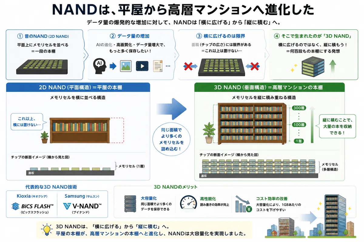 AIについて──KioxiaとSamsungから考える、半導体のもう一人の主役