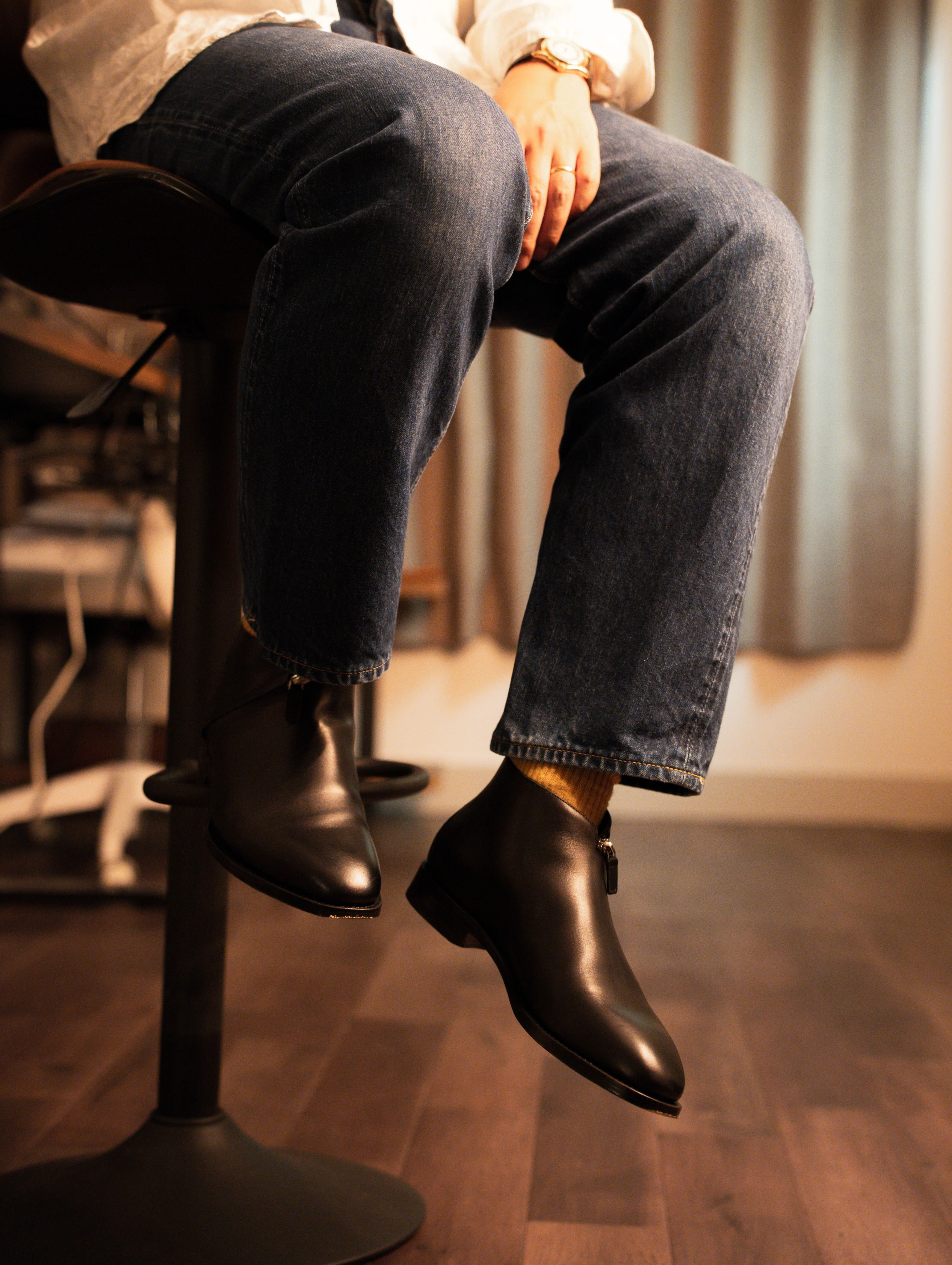 Casual Elegance / F.lli Giacometti Side Zip Boots｜◇装い