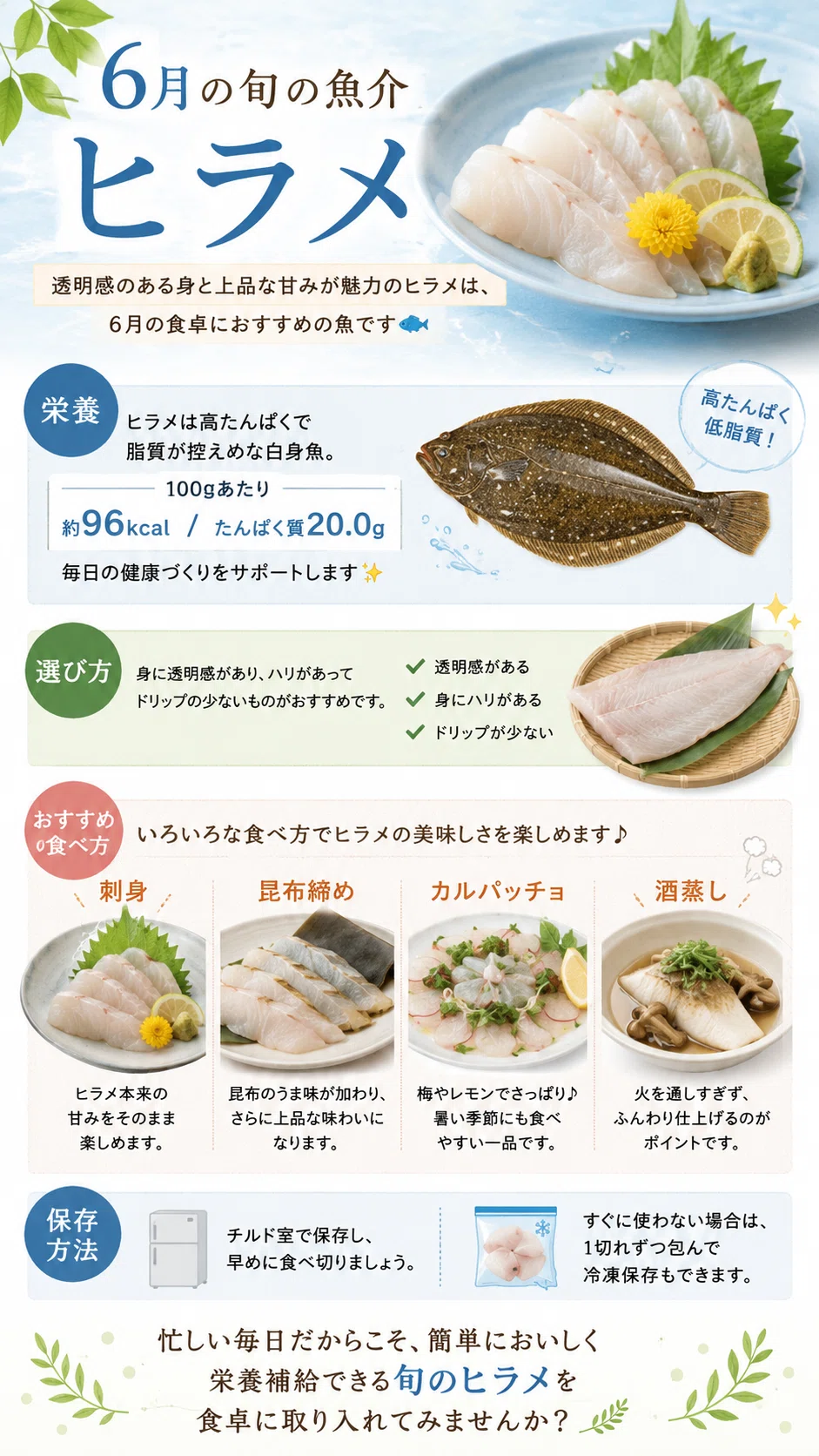 6 月 旬 の 魚
