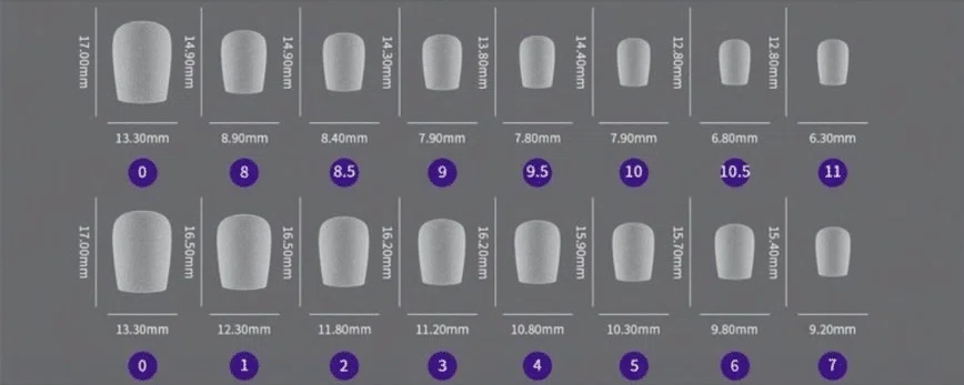 How to Measure Your Nail Tip Size｜空流ぽたや