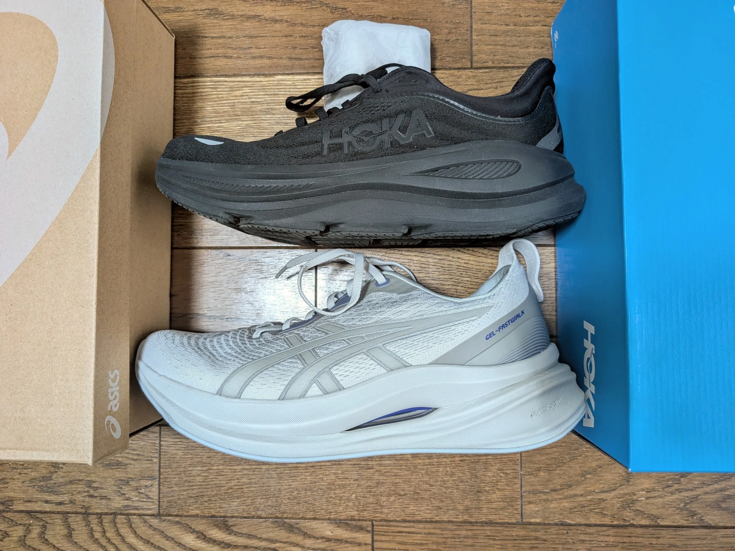 ASICS】ゲルファストウォークのサイズ感は大きめ。選び方に注意