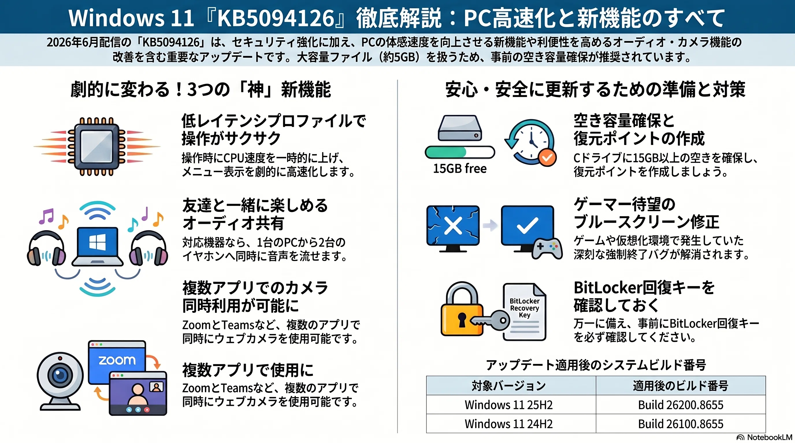 2026年6月最新】Windows 11『KB5094126』徹底解説！PC高速化機能、待望