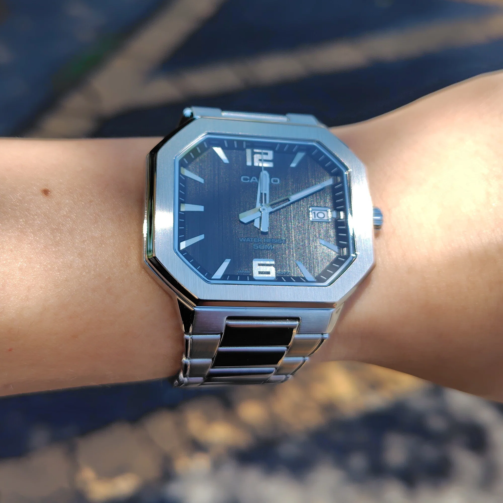 CASIO MTP-B195D フルメタルチープカシオ｜3_boki