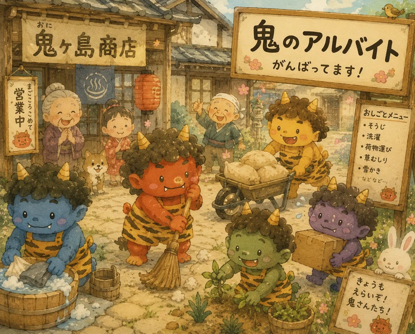 👺天狗と🍑桃太郎の再修業｜花＊花8787
