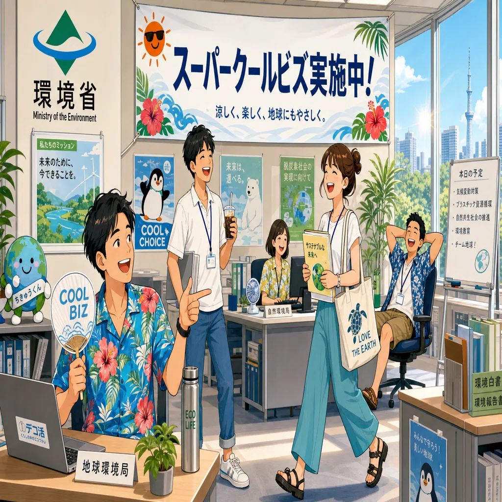 今年もやってきた、クールビズ🌊でも、世の中の「涼み方」が変わってき
