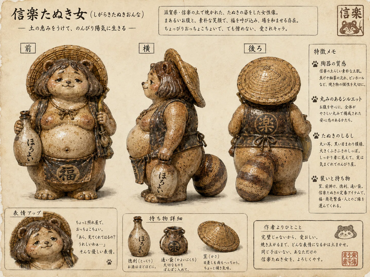 陶苑 たぬき置物玄関 かわいい 信楽焼たぬき の置物信楽焼 信楽焼
