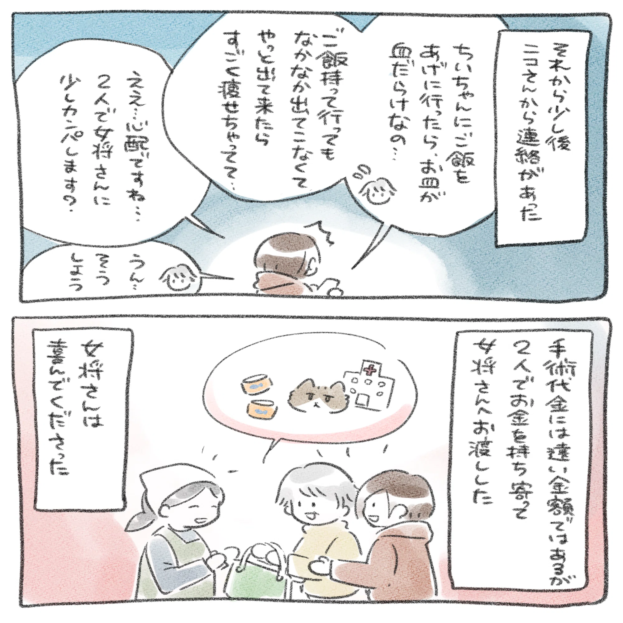ちいちゃん様確認用 150 ちいちゃん漫画⑭と猫遭遇メモ、ハチ情報｜える