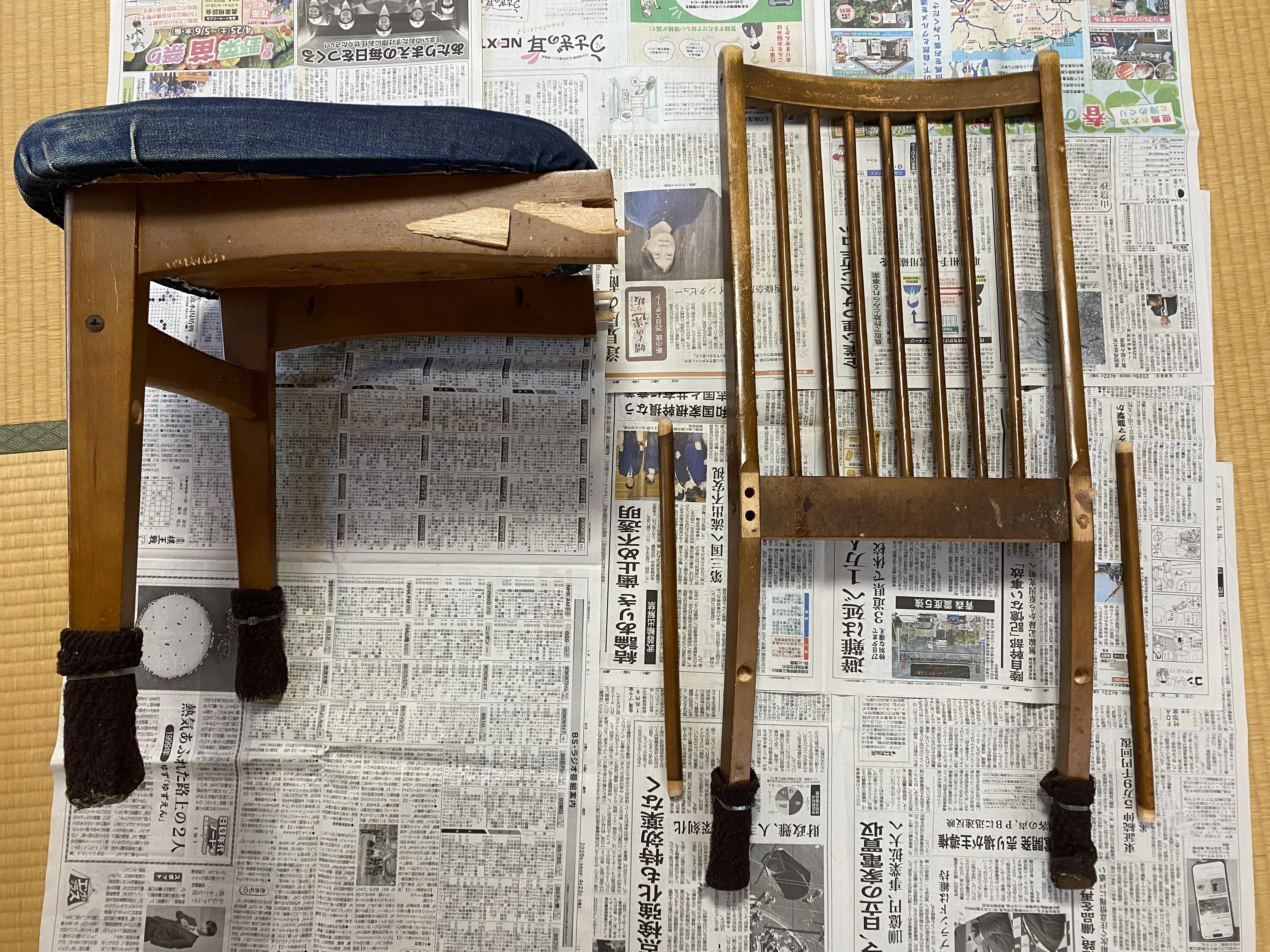 実家の椅子が壊れた夜に。～三十二年目の家具修復士が、足りない道具で