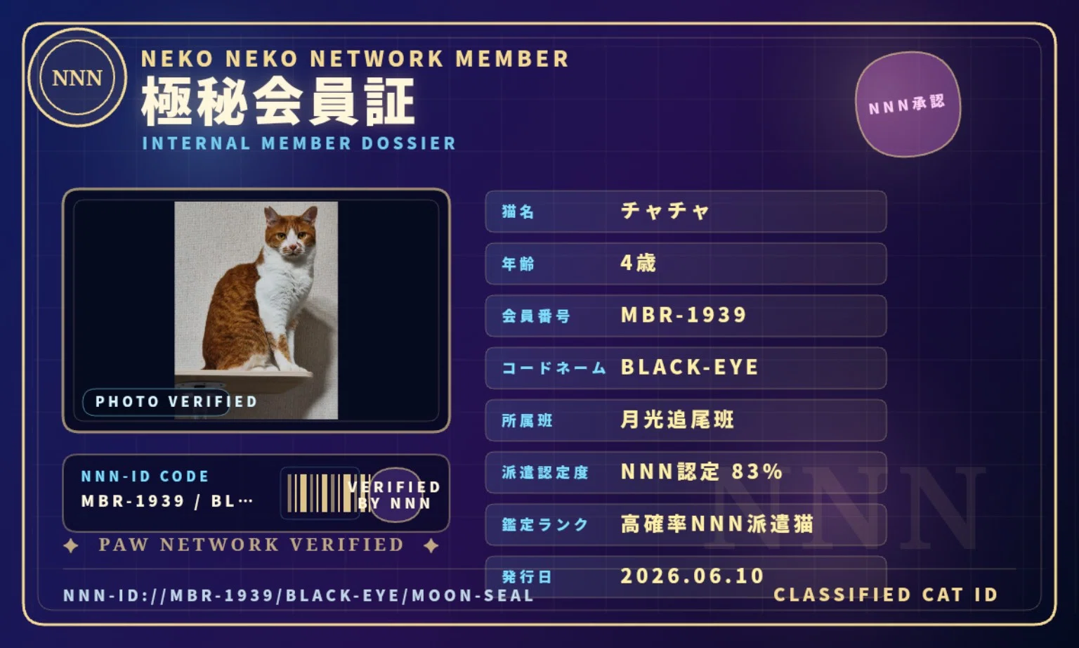 猫の秘密組織「NNN」の公式サイトを、AIと本気で作ってみた｜setagayataro