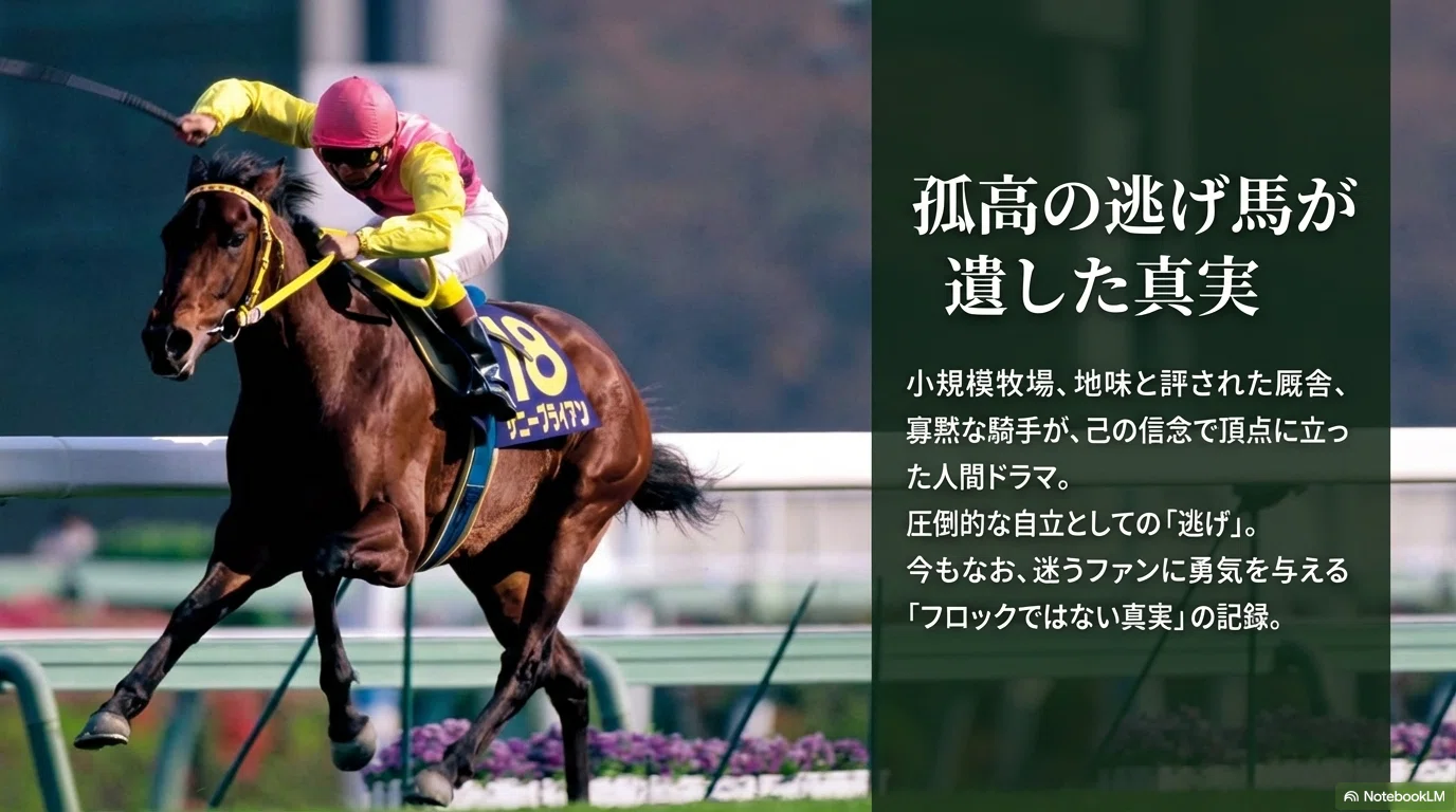サニーブライアン -強烈な逃げで二冠制覇-｜ハサミおじさん