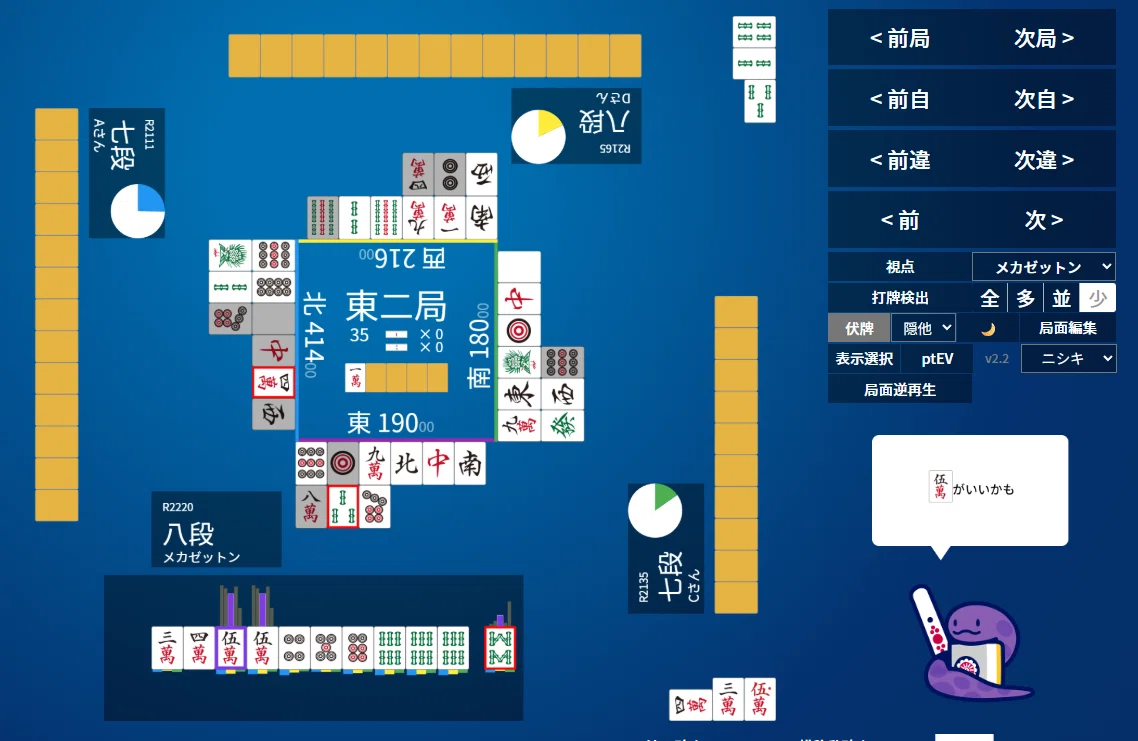 天鳳十段タッチを目指して毎日更新する麻雀note1384日(1休)｜メカZ