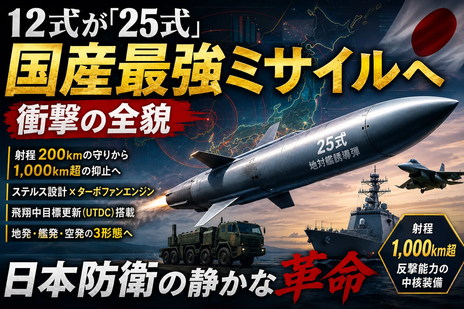 島嶼防衛用高速滑空弾とは？仕組み・射程・配備時期と迎撃困難な理由を徹底解剖