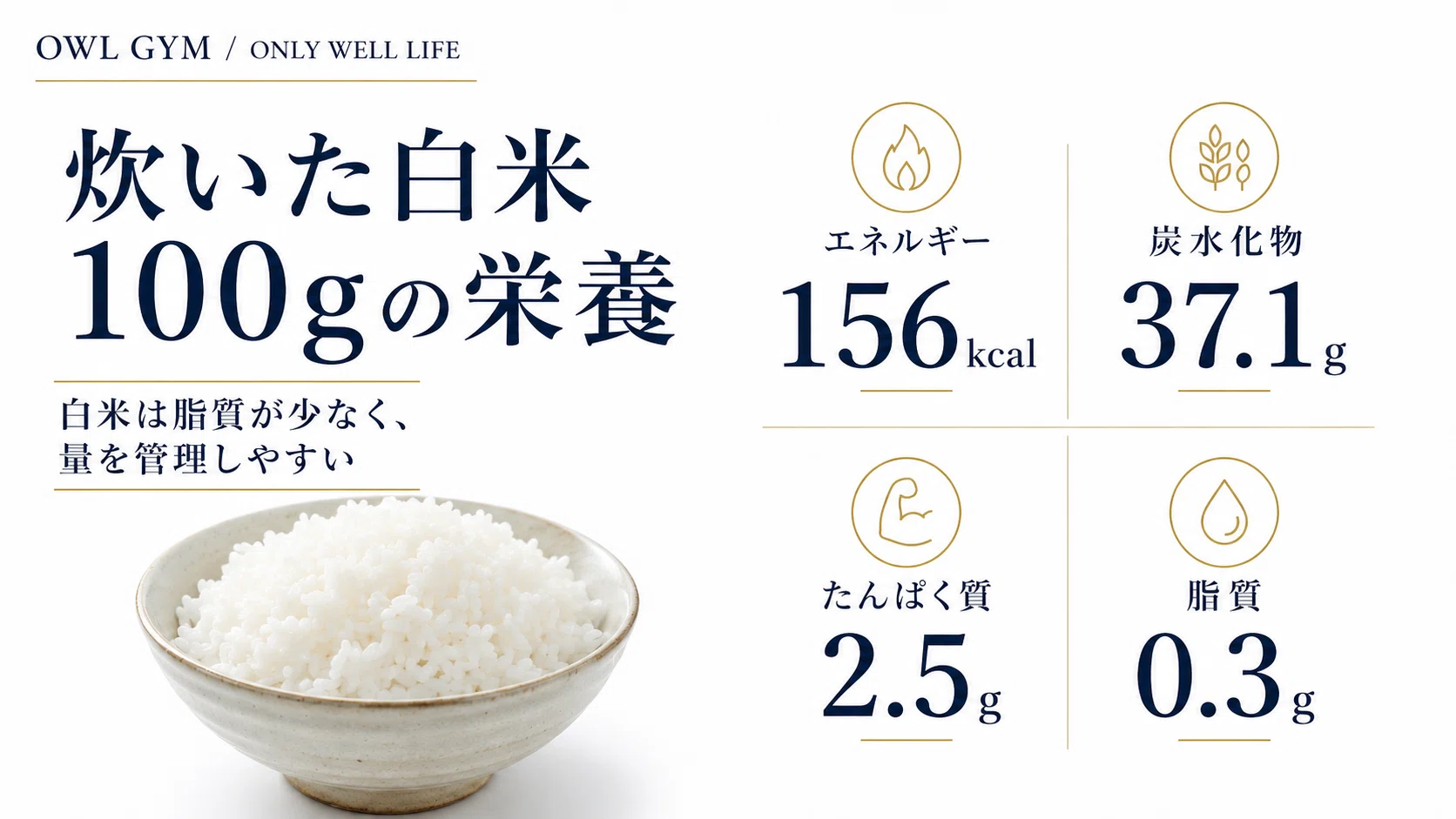 白米 100g カロリー