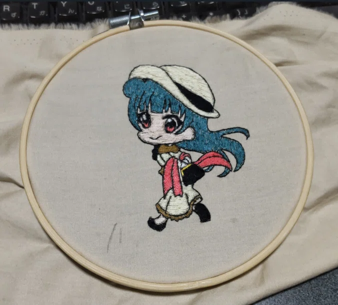 決意表明※26/6/11】刺繍22日目【津島善子(ヨハネ)/ ラブライブ