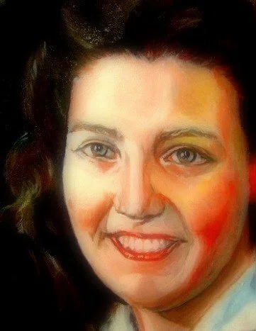 都志良三肖像画大全（87）Mrs Helene ( - ) Canada を描く。｜都志良三