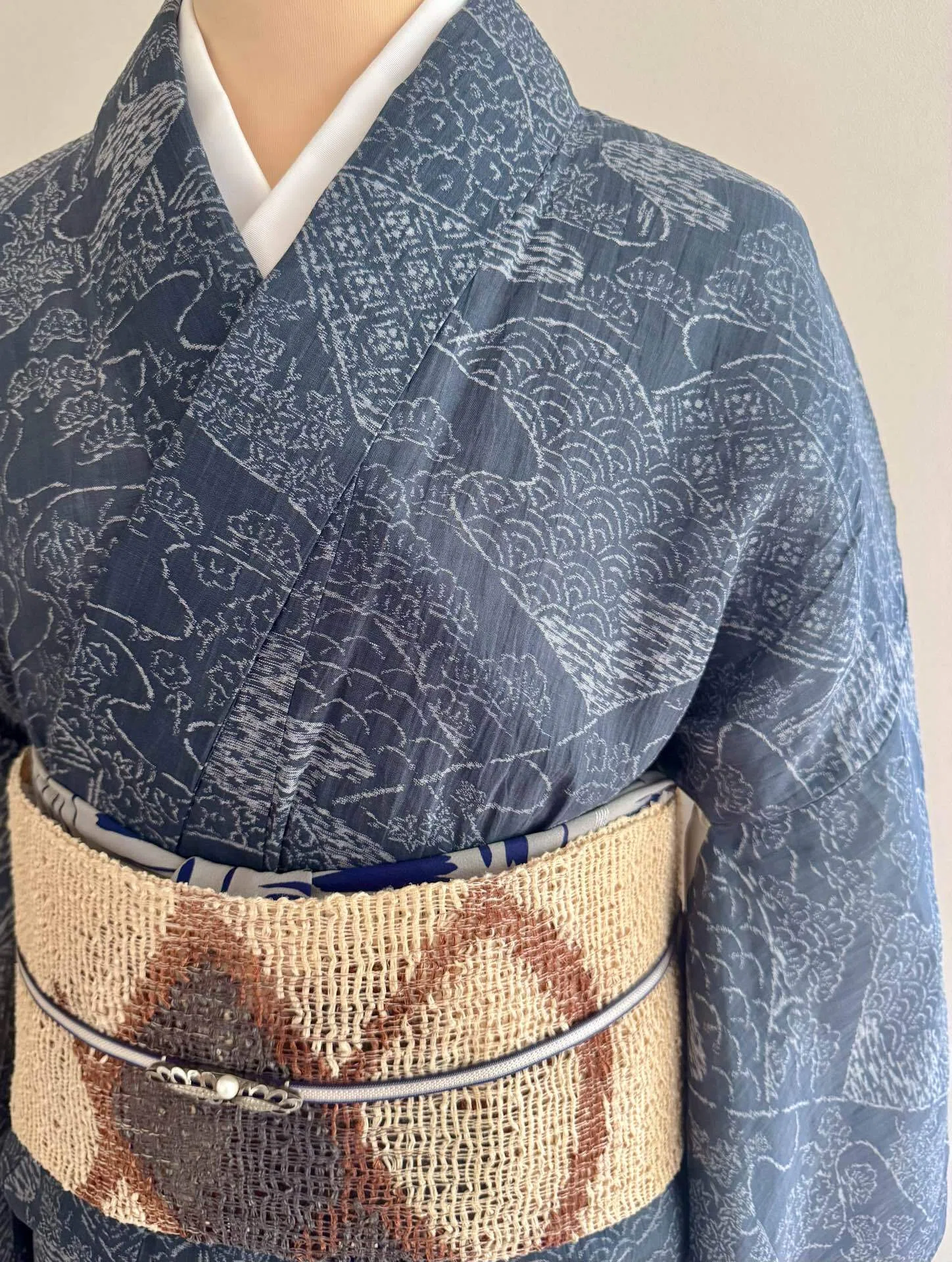 本麻ちゞみ上布着物｜夢吉きもの