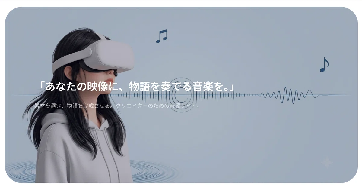 商用利用OKのBGM素材サイト「MIZUMO STUDIO」開設。日常系から躍動系