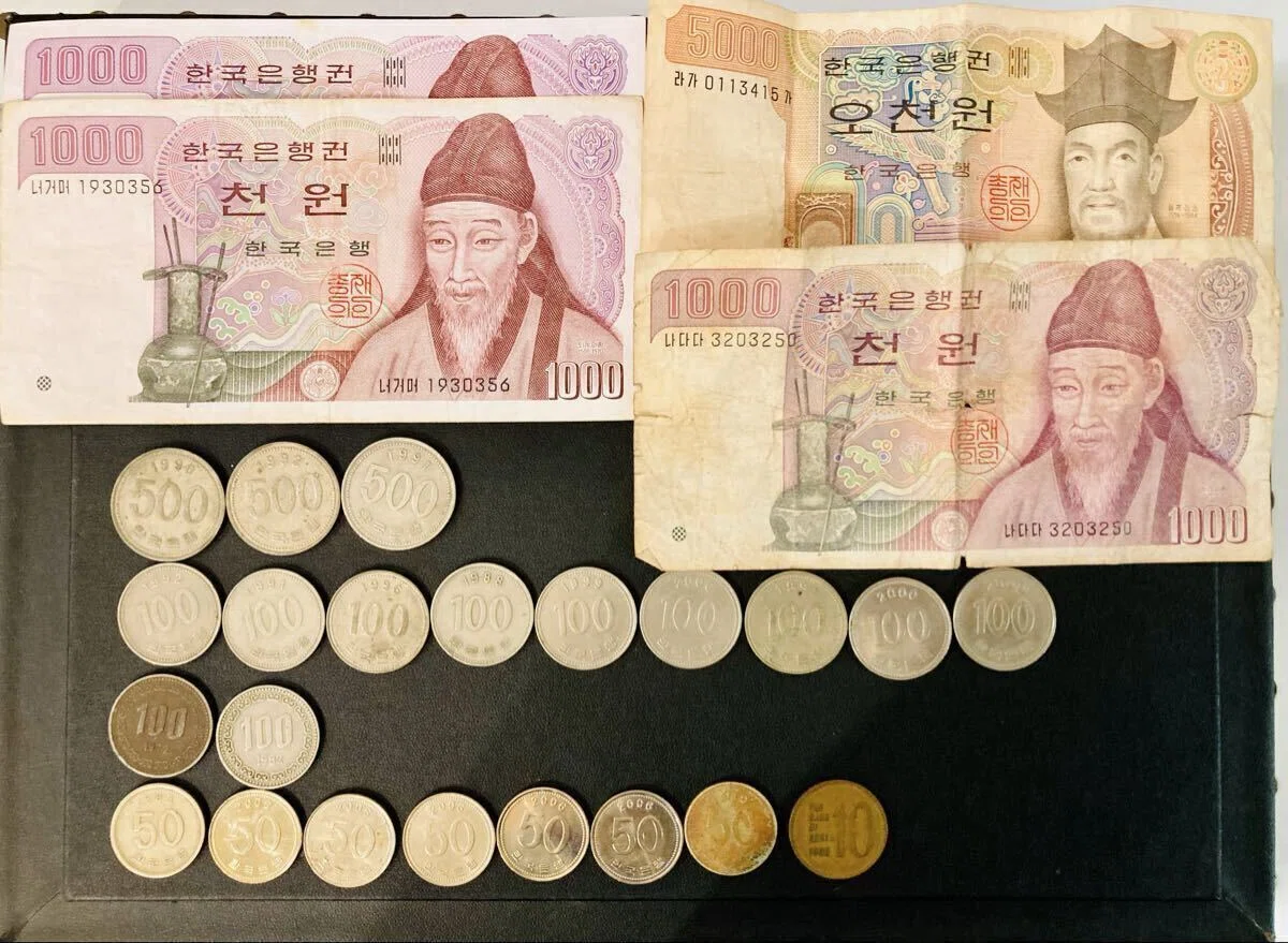 マレーシアに続き、今度は韓国へ 韓国ウォンの「旧紙幣」は今の釜山で